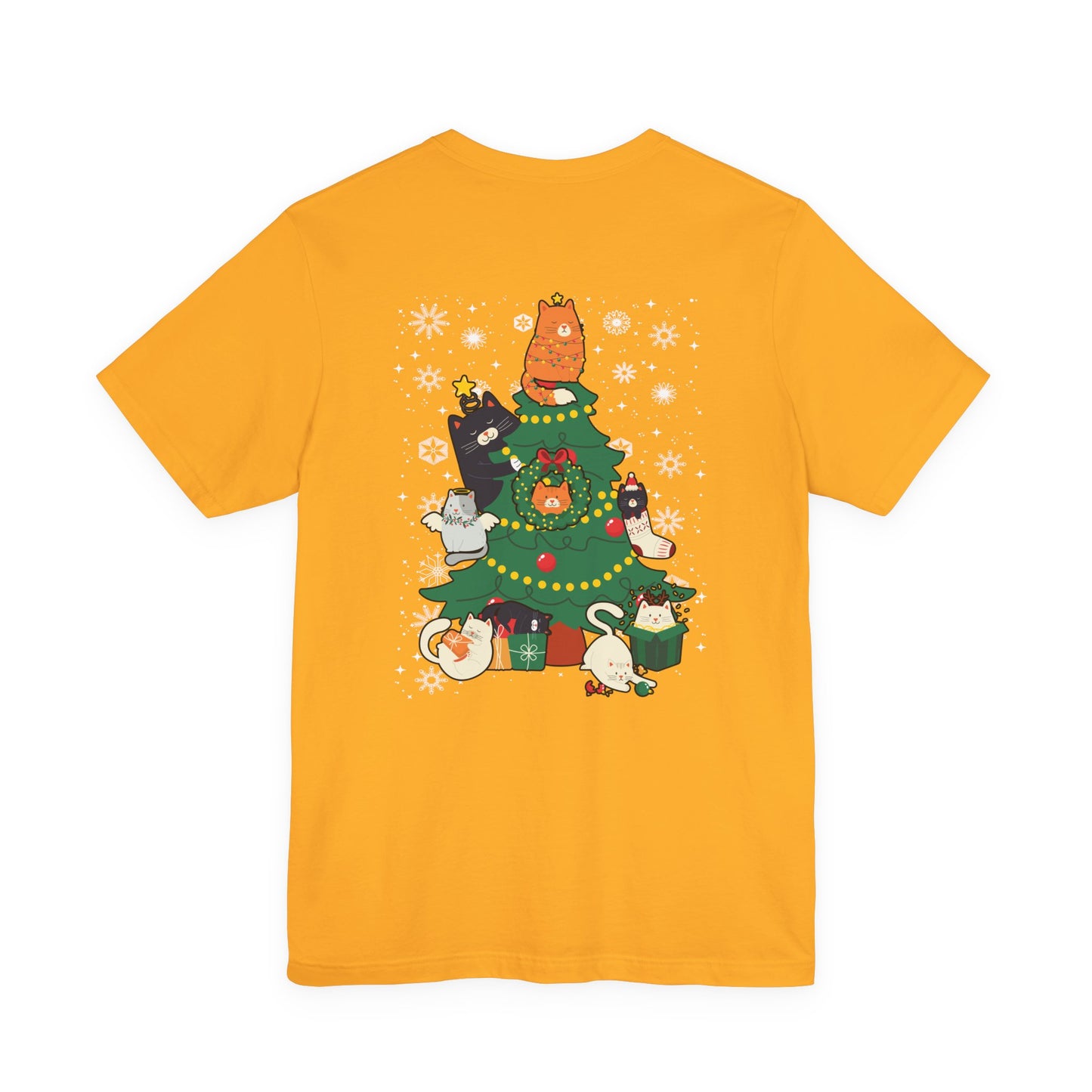 Christmas Cats Holiday Tree T-Shirt