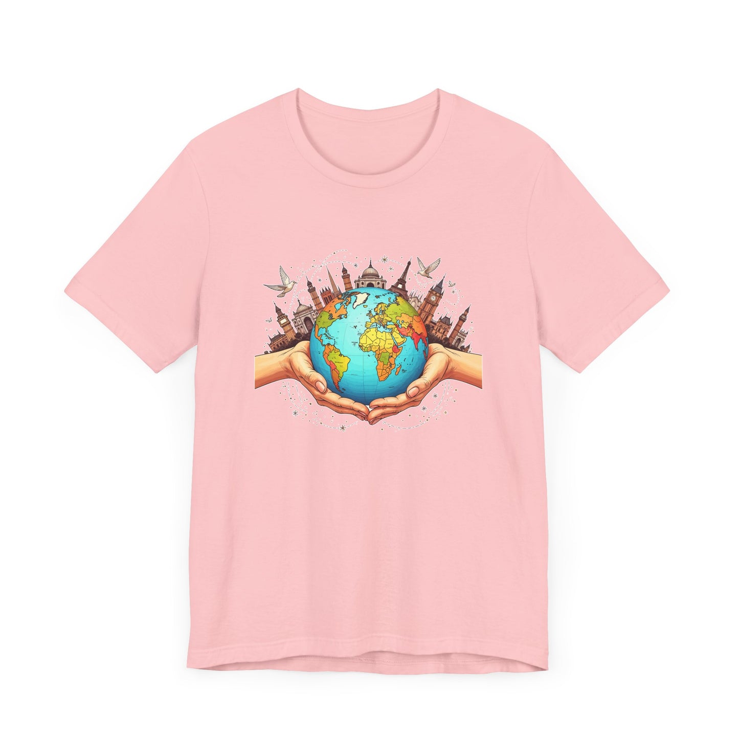 Beyond Borders Shirt Global Connection Graphic Tee for World Travelers Humanitarians and Dreamers Who Believe in Unity Without Walls