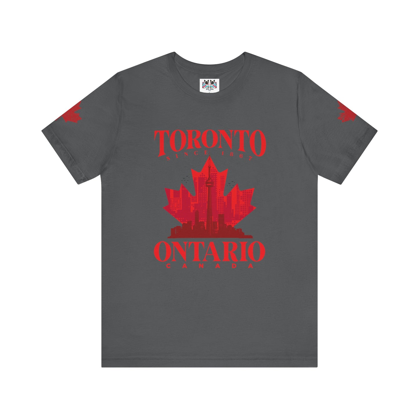 Toronto Skyline Maple Leaf T-Shirt