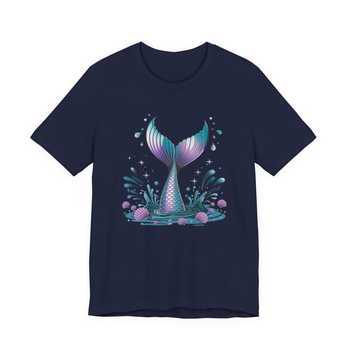 Mermaid Energy – Diving Mermaid Hip to Tail Graphic T-Shirt