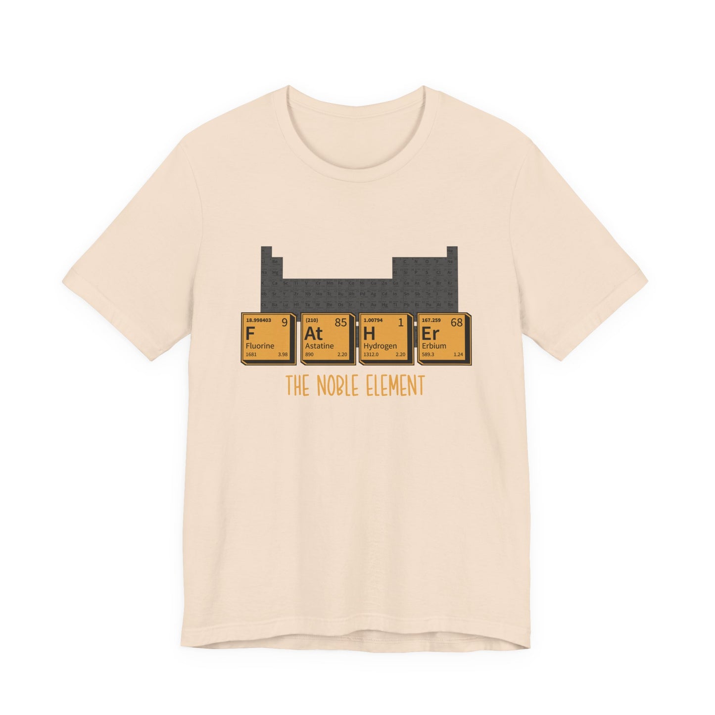 Funny Periodic Table T-Shirt – F At H Ar The Nobel Element Science Pun Tee