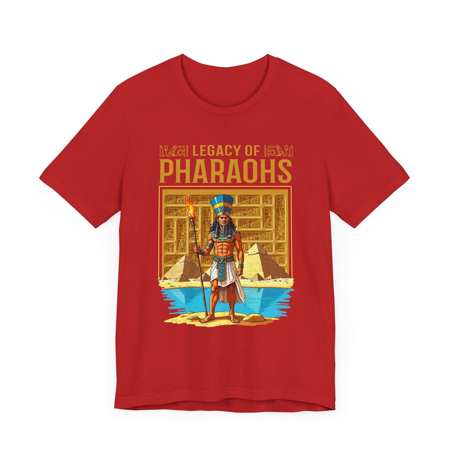 Legacy of Pharaohs Tee, Egyptian History Shirt, Ancient Kings Graphic Tee, Pyramid Power Top, Royal Heritage Gift