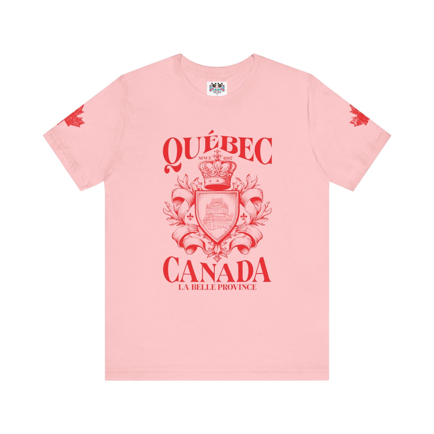 Québec La Belle Province Crest Canada T-Shirt