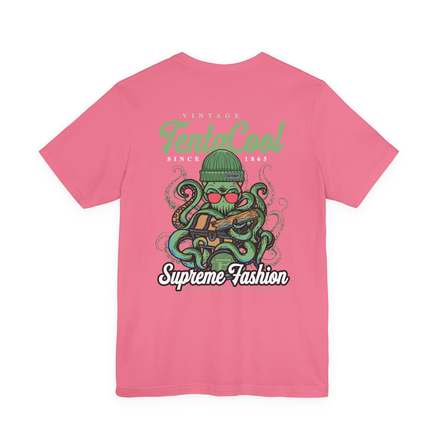 Vintage Tentacool T-Shirt – Cool Octopus with Treasure Chest Graphic