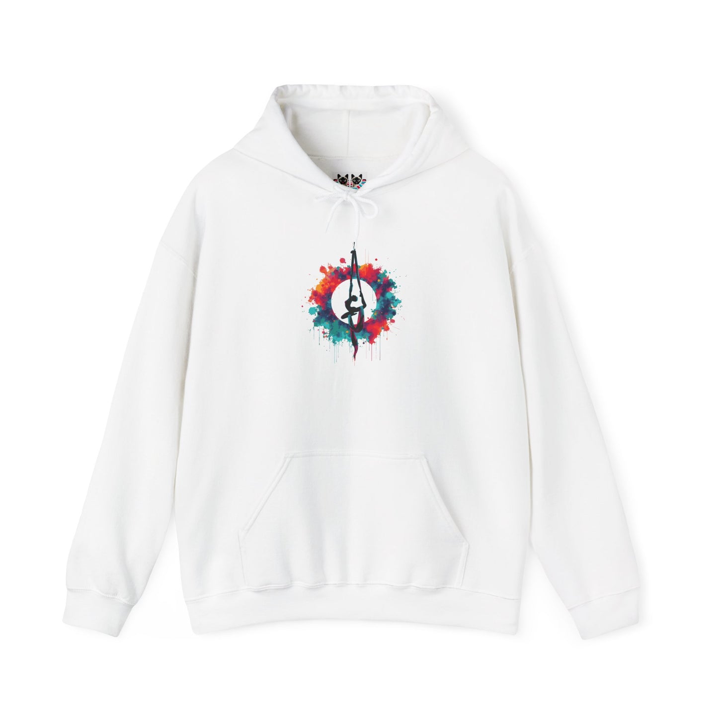 Aerialist Colorsplash - Vibrant Aerial Yoga & Dance Hoodie