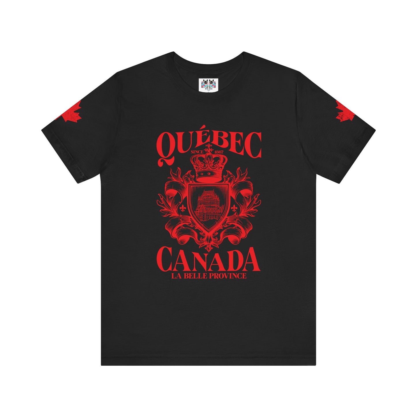 Québec La Belle Province Crest Canada T-Shirt