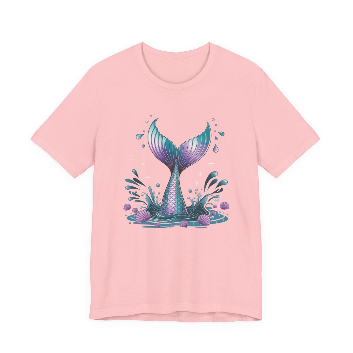 Mermaid Energy – Diving Mermaid Hip to Tail Graphic T-Shirt