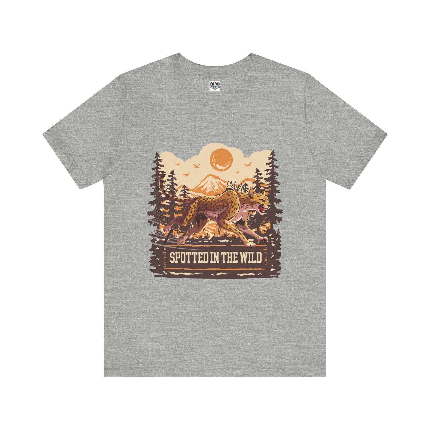 Spotted in the Wild Cheetah Forest Adventure T-Shirt