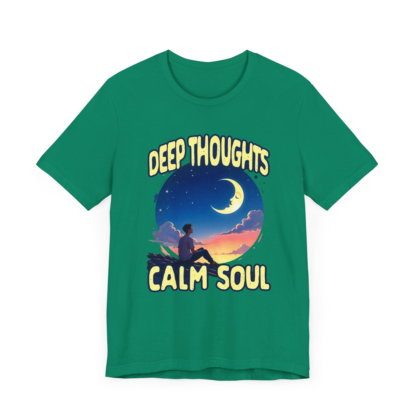 Midnight Thoughts Shirt Deep Thinker Aesthetic Tee for Overthinkers Night Owls Poets and Anyone Whose Mind Comes Alive After Dark