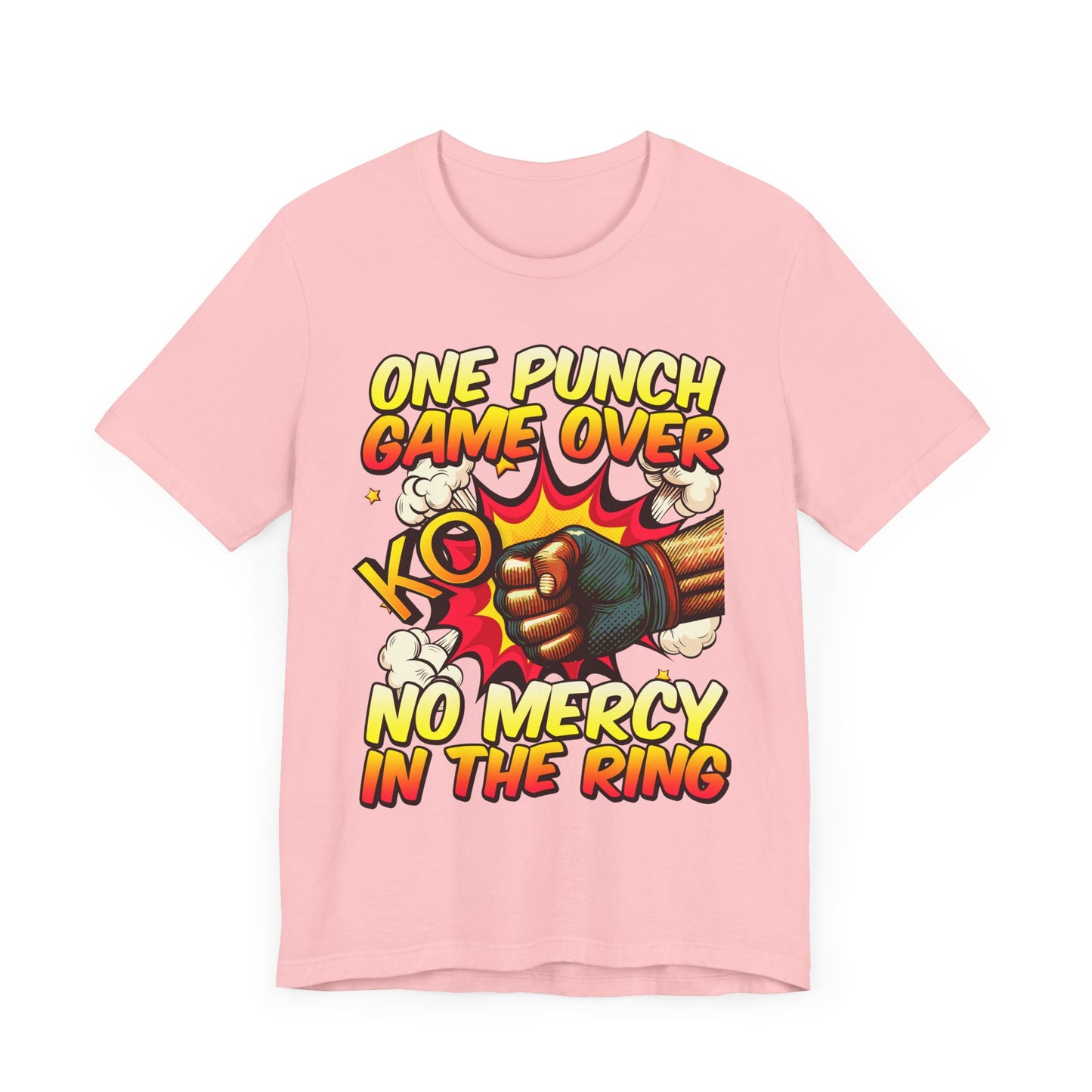 One Punch KO – Game Over No Mercy Power Punch Boxing Graphic T-Shirt