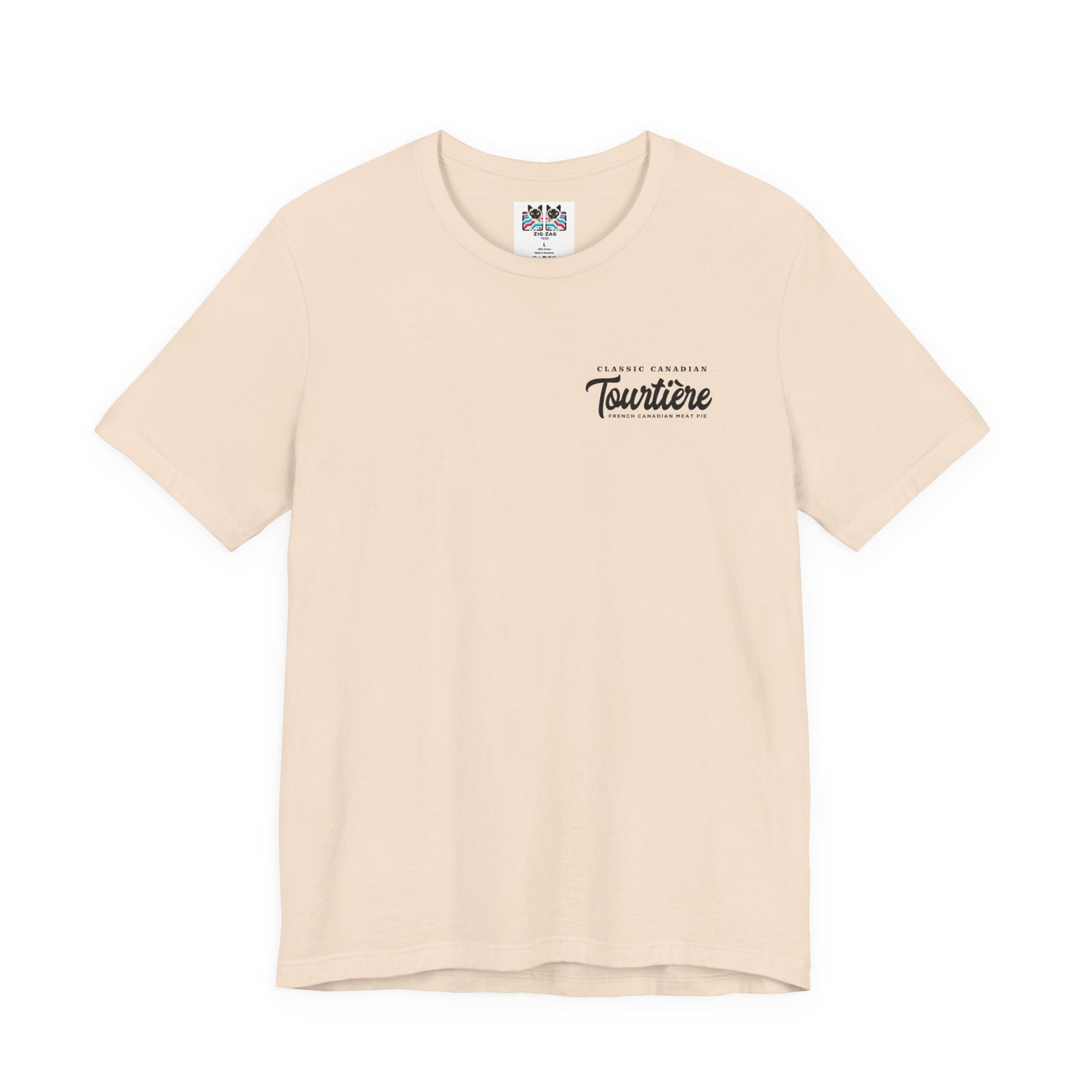 Classic Canadian Tourtiere T-Shirt – Featuring Iconic Ingredients & French Canadian Origins