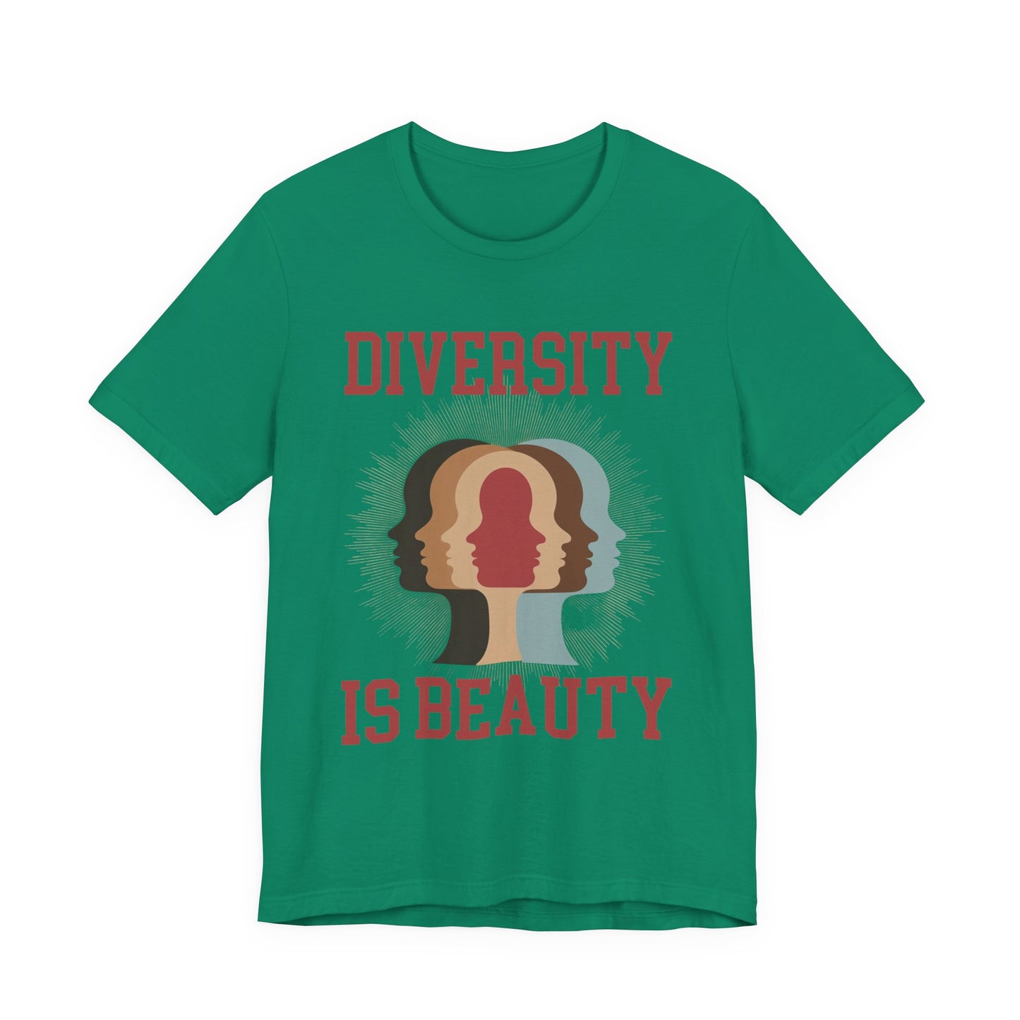 Diversity Is Beauty – Faces in Every Shade Inclusive Graphic T-Shirt