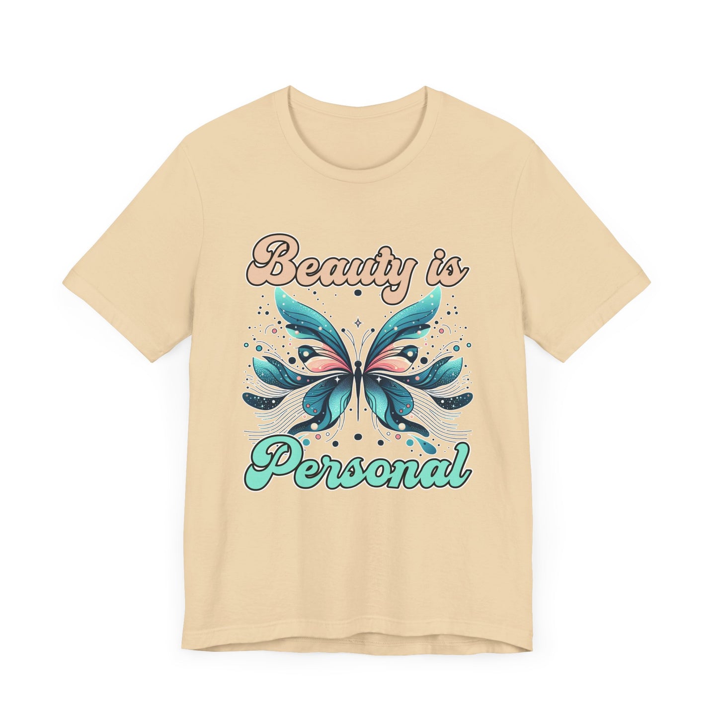 Beauty is Personal | Abstract Butterfly Graphic T-Shirt
