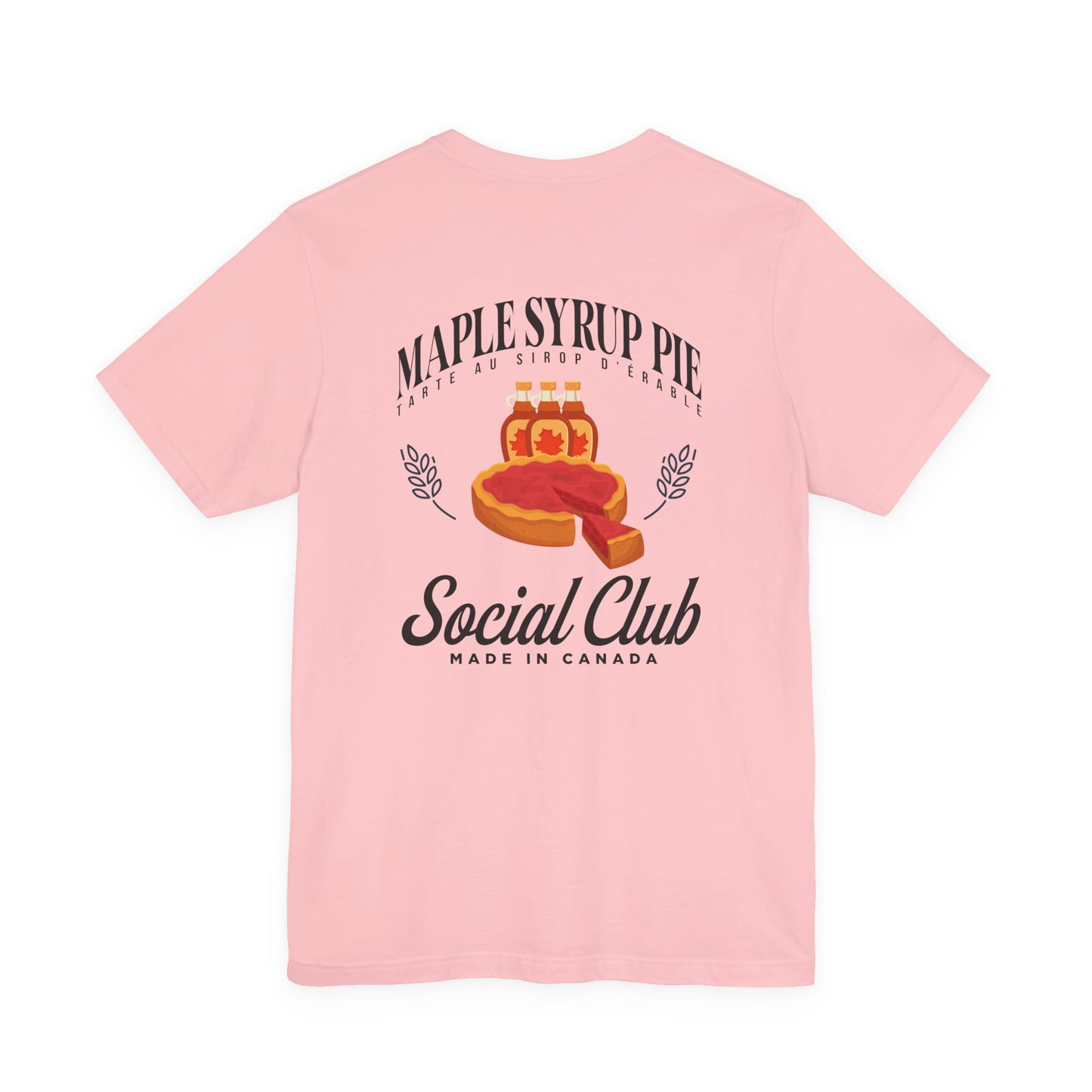 Maple Syrup Pie T-Shirt – Featuring Classic Canadian Dessert Graphic