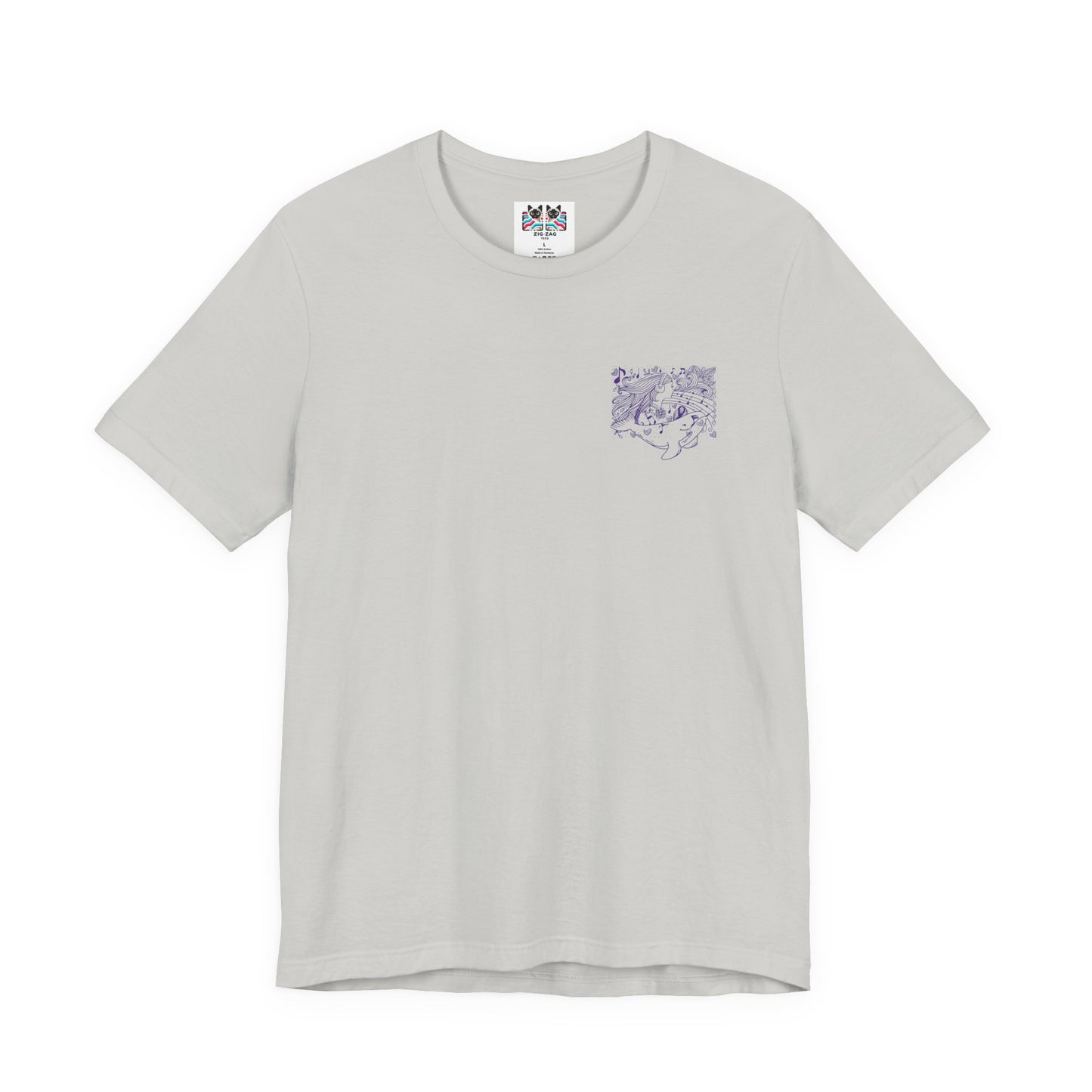 Gentle Rain, Powerful Waves, Soulful Whale Song Piano T-Shirt