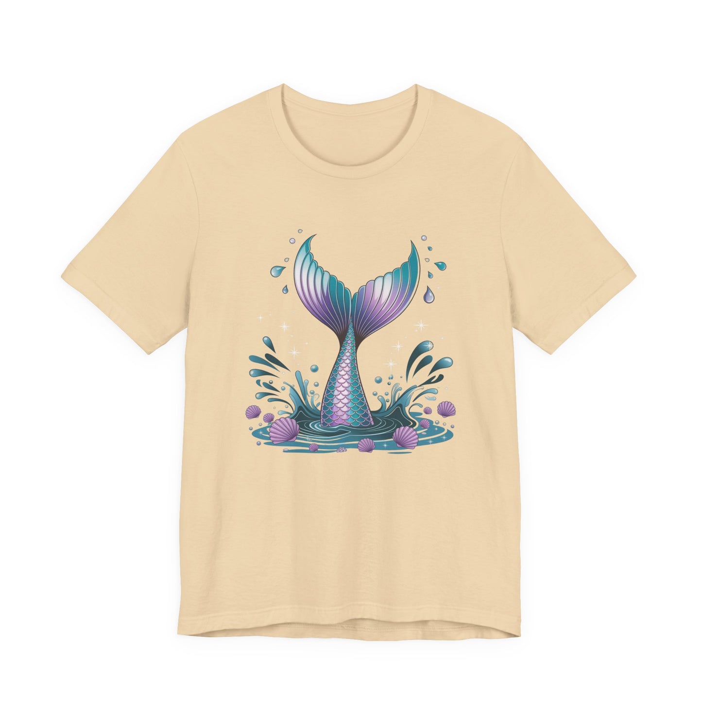 Mermaid Energy – Diving Mermaid Hip to Tail Graphic T-Shirt