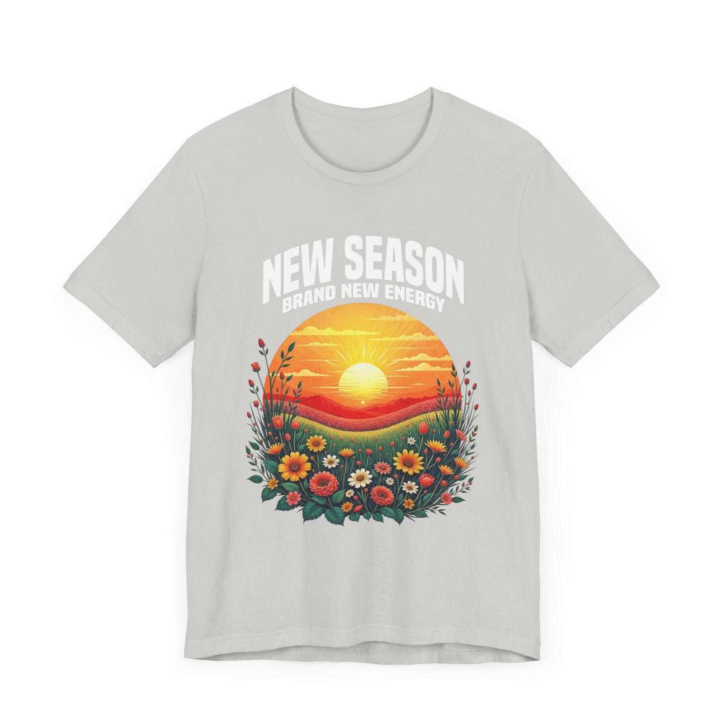 New Season New Energy Tee, Fresh Start Shirt, Spring Reset Top, Personal Growth Tee, Motivational Mood Tee