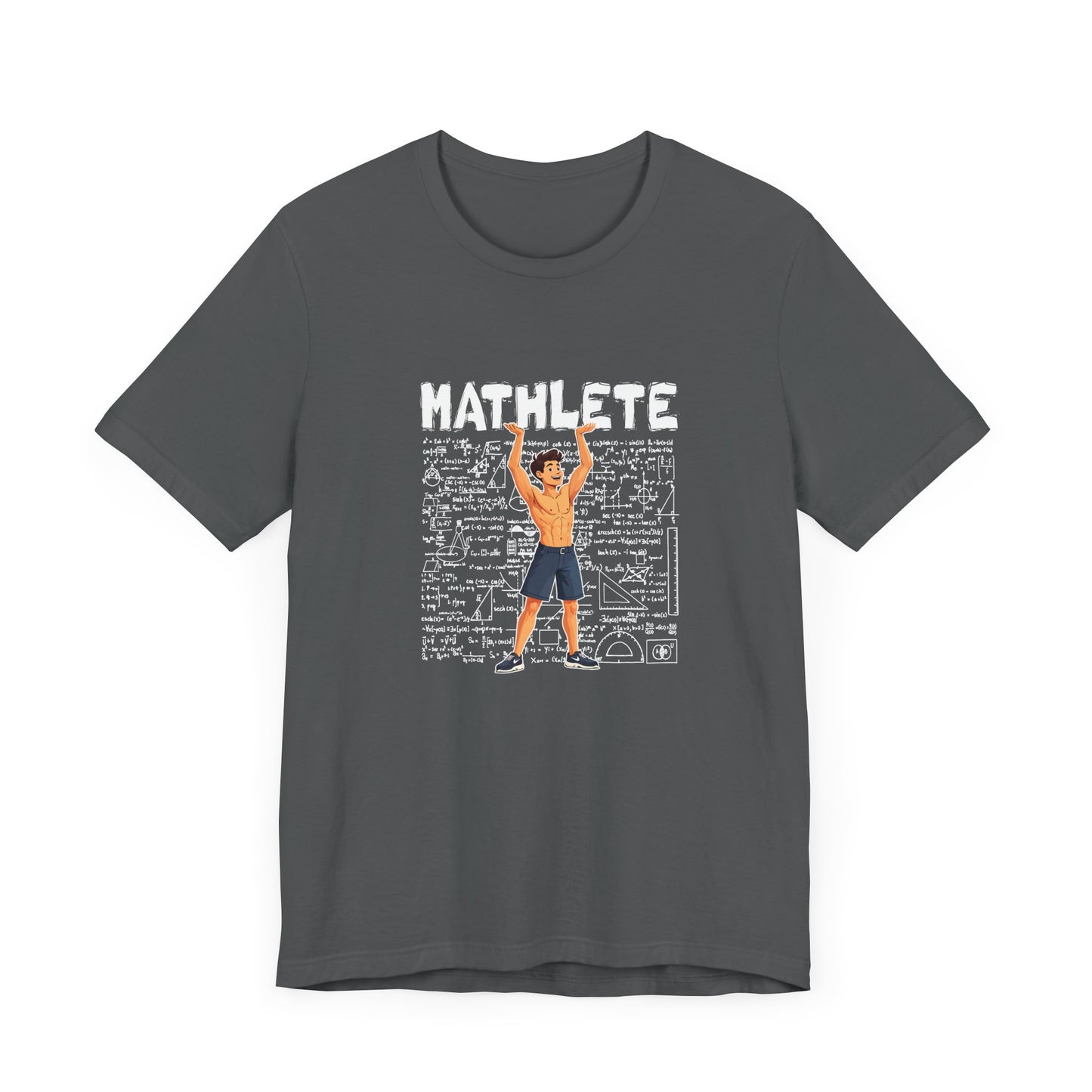 Mathlete Math and Fitness Shirt – Workout Geek Humor