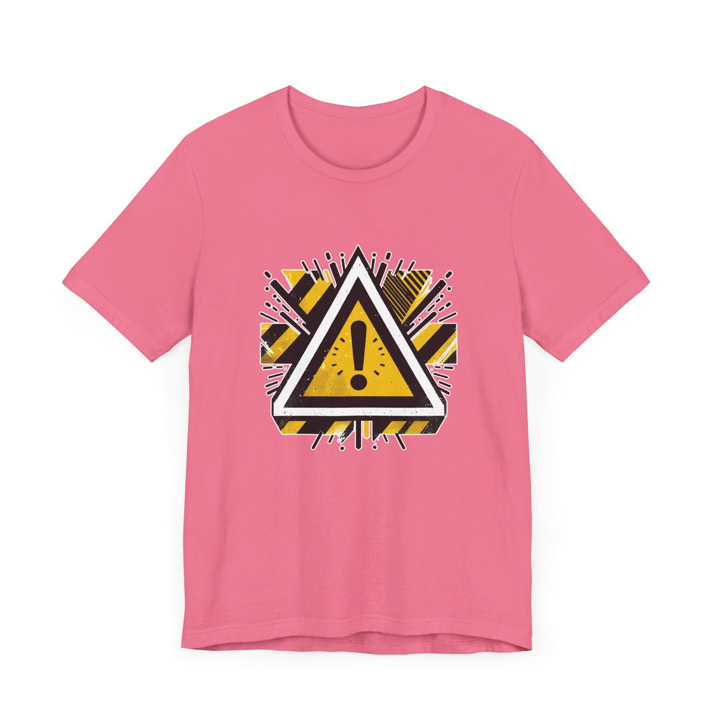 Abstract Warning | Modern Warning Symbol Graphic T-Shirt