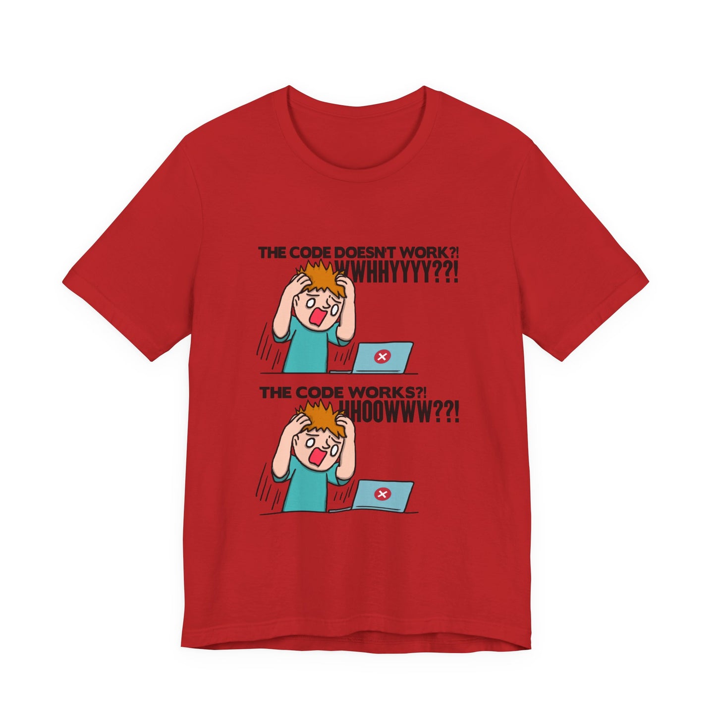 Code Works Confusion Funny Programmer T-Shirt