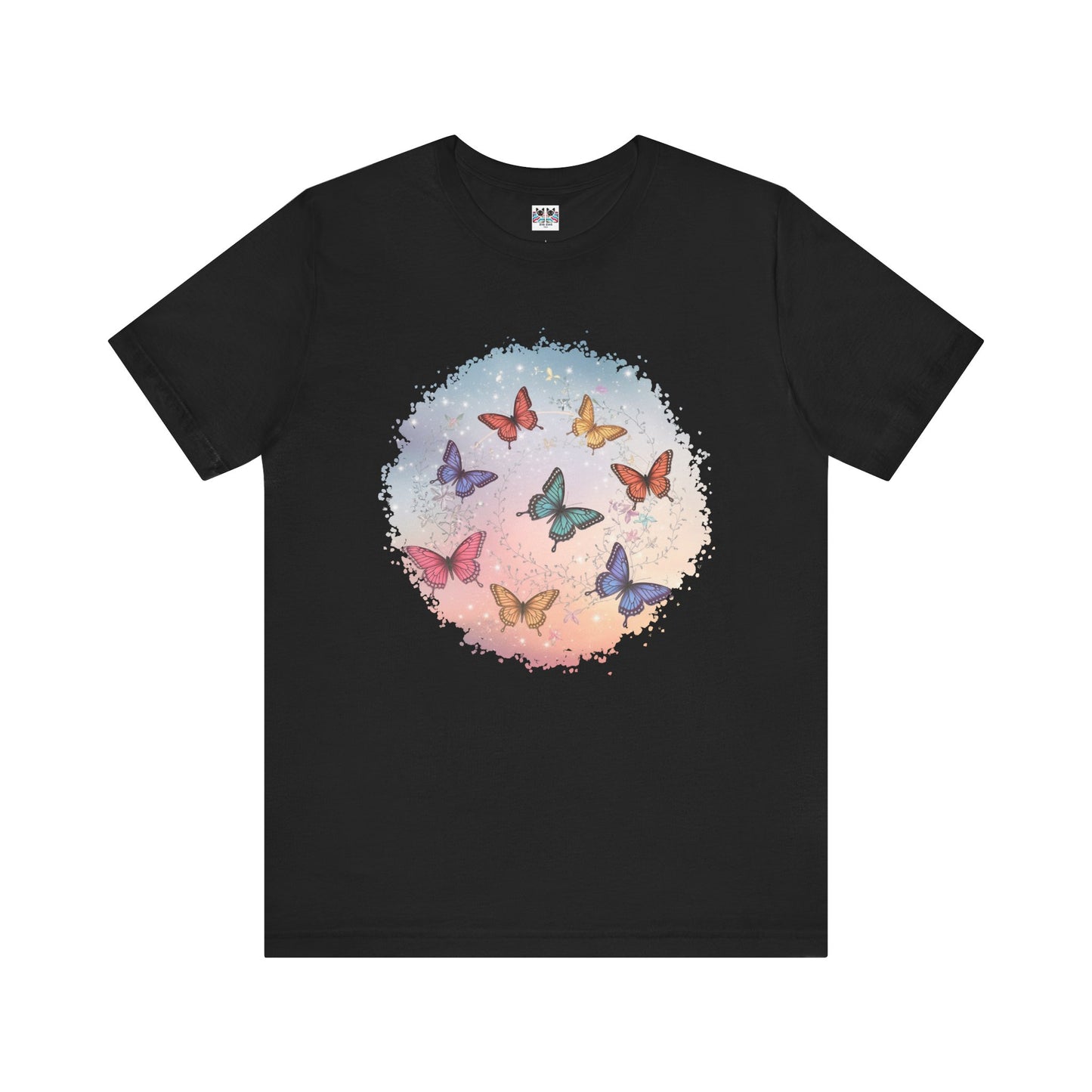 Butterfly Ballet Spiral Graphic T-Shirt