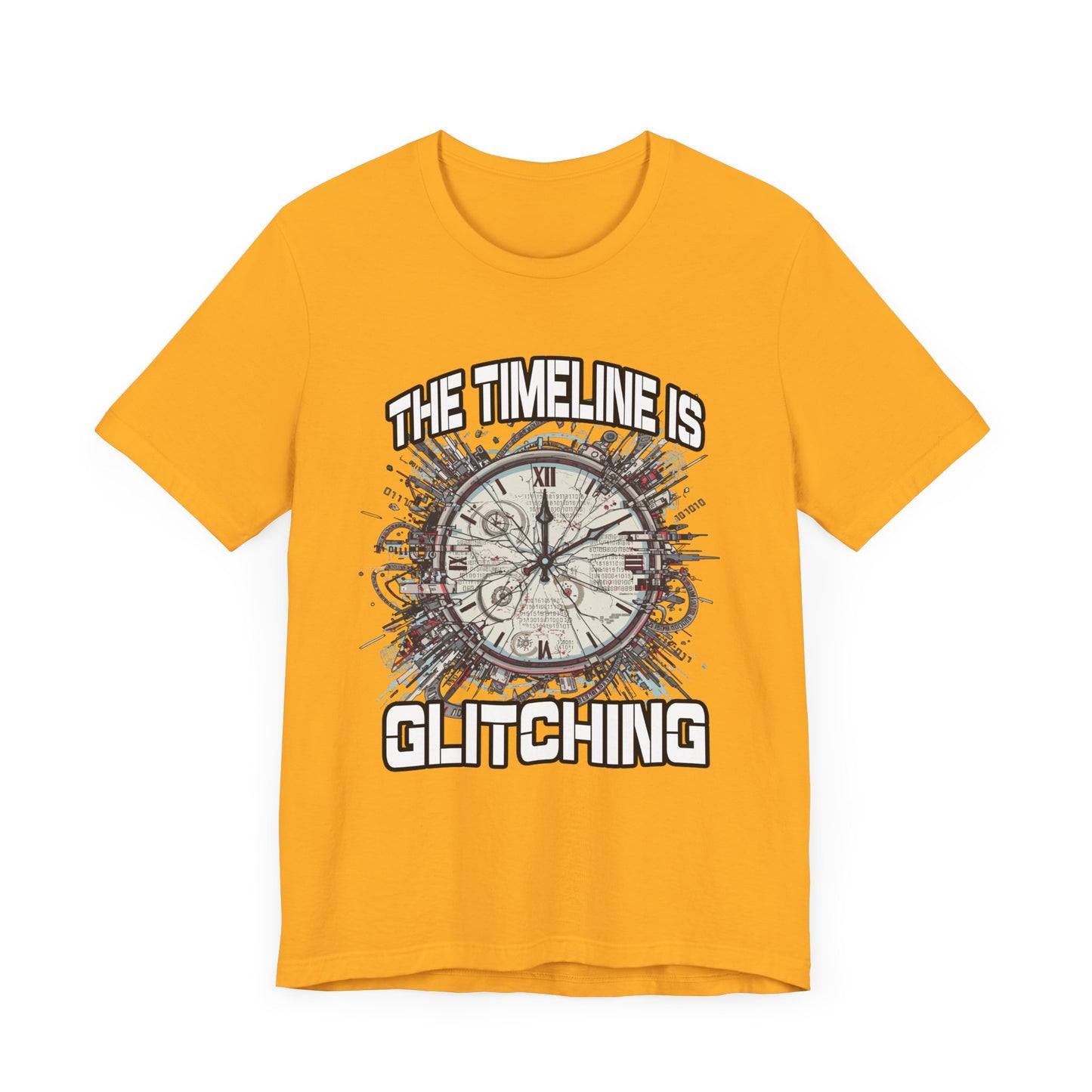 The Timeline is Glitching Tee, Sci-Fi Reality Error Shirt, Alternate Universe Humor Tee, Time Travel Nerd Gift Top