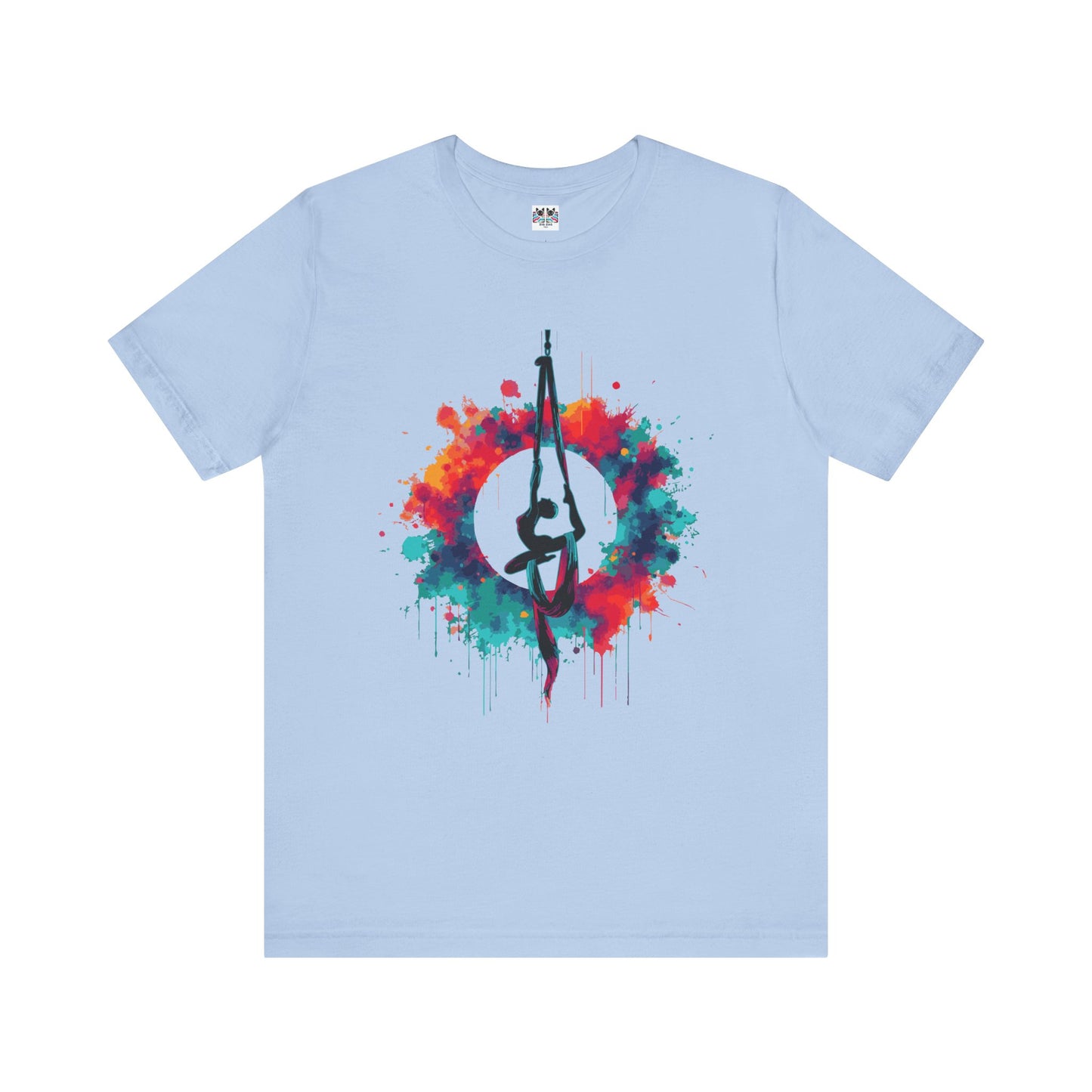 Aerialist Colorsplash Aerial Yoga Artistic Movement T-Shirt