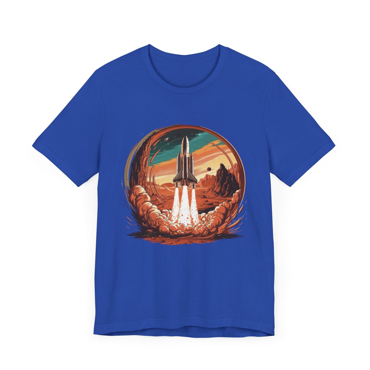 Mars or Bust Space Rocket Launch T-Shirt