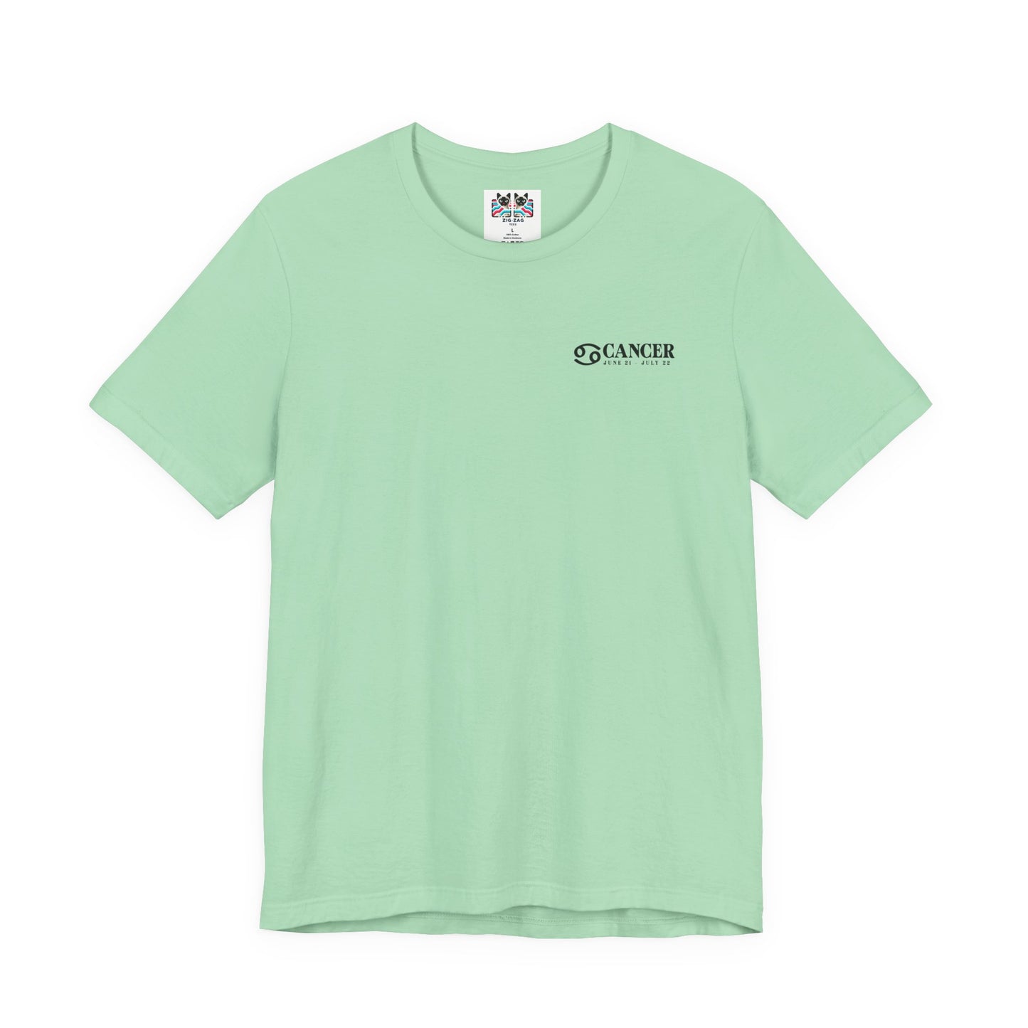 Cancer Zodiac T-Shirt – Sensitive Inside, Strong Outside with Water Element