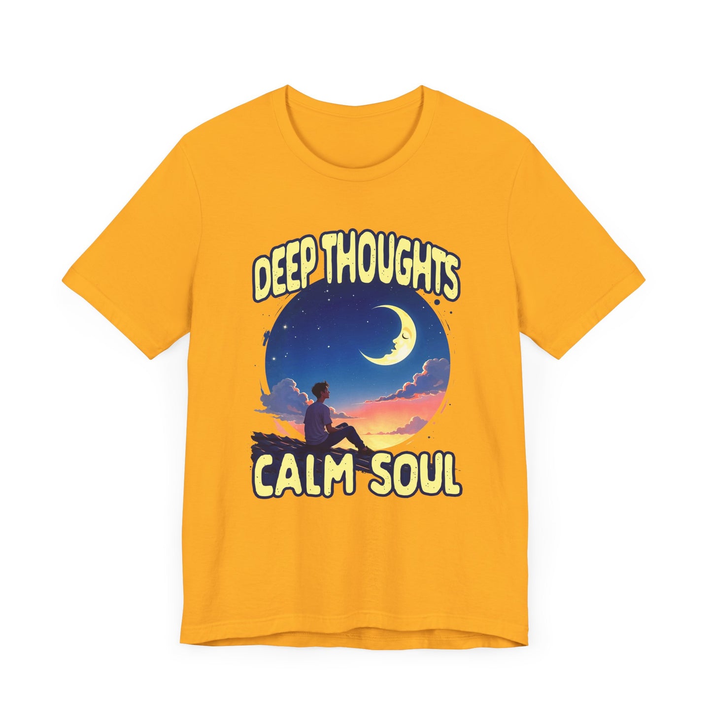 Midnight Thoughts Shirt Deep Thinker Aesthetic Tee for Overthinkers Night Owls Poets and Anyone Whose Mind Comes Alive After Dark
