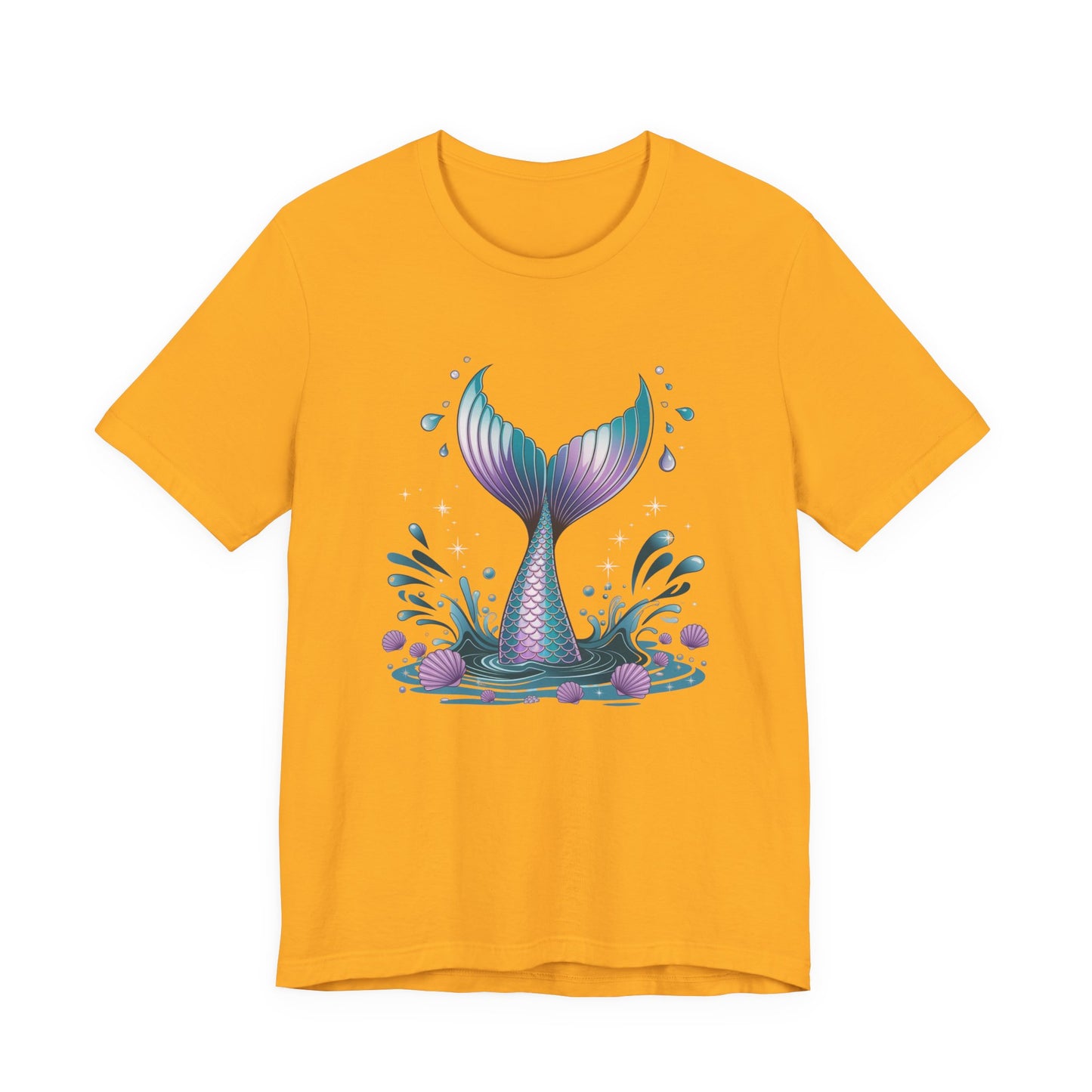 Mermaid Energy – Diving Mermaid Hip to Tail Graphic T-Shirt
