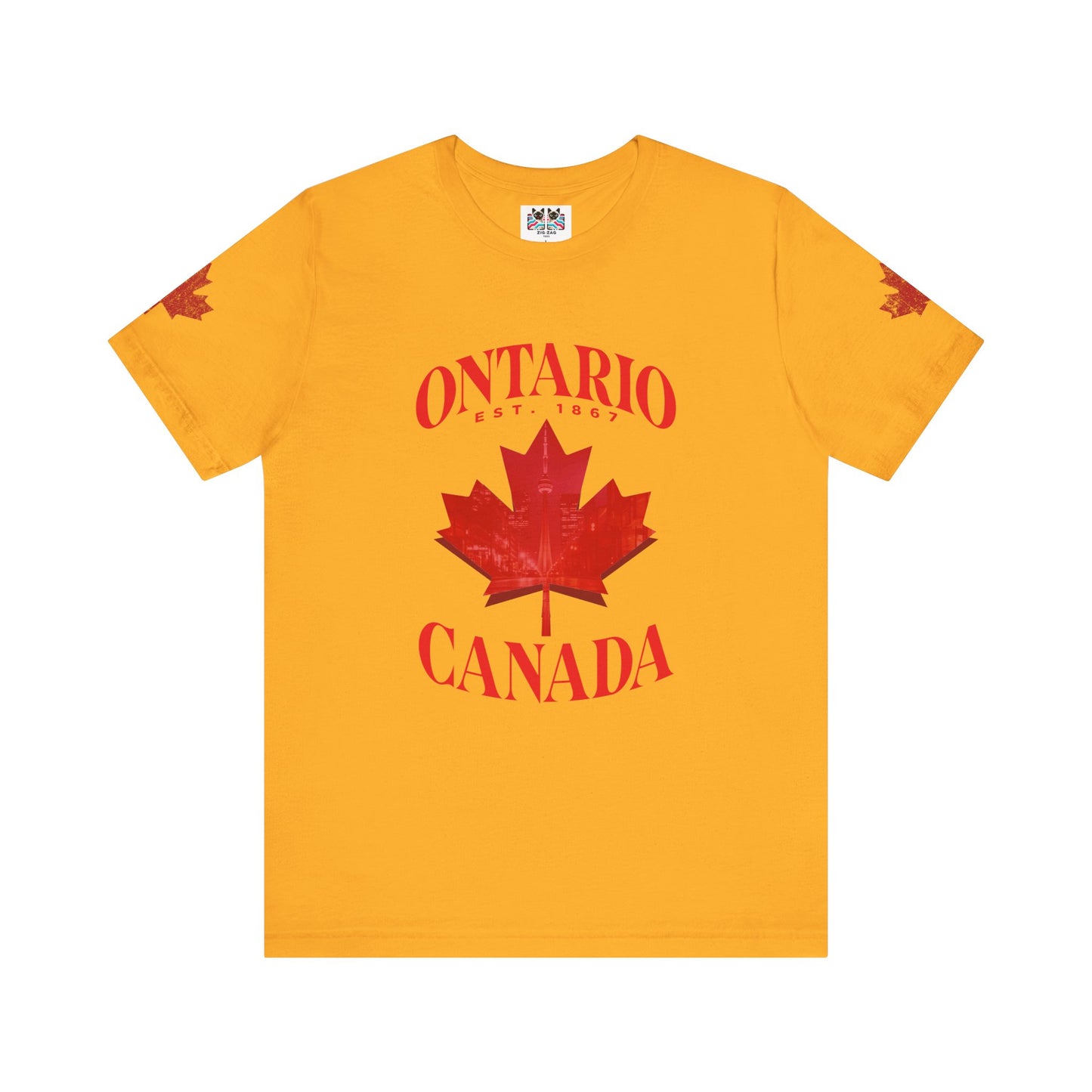 Ontario Skyline Maple Leaf T-Shirt