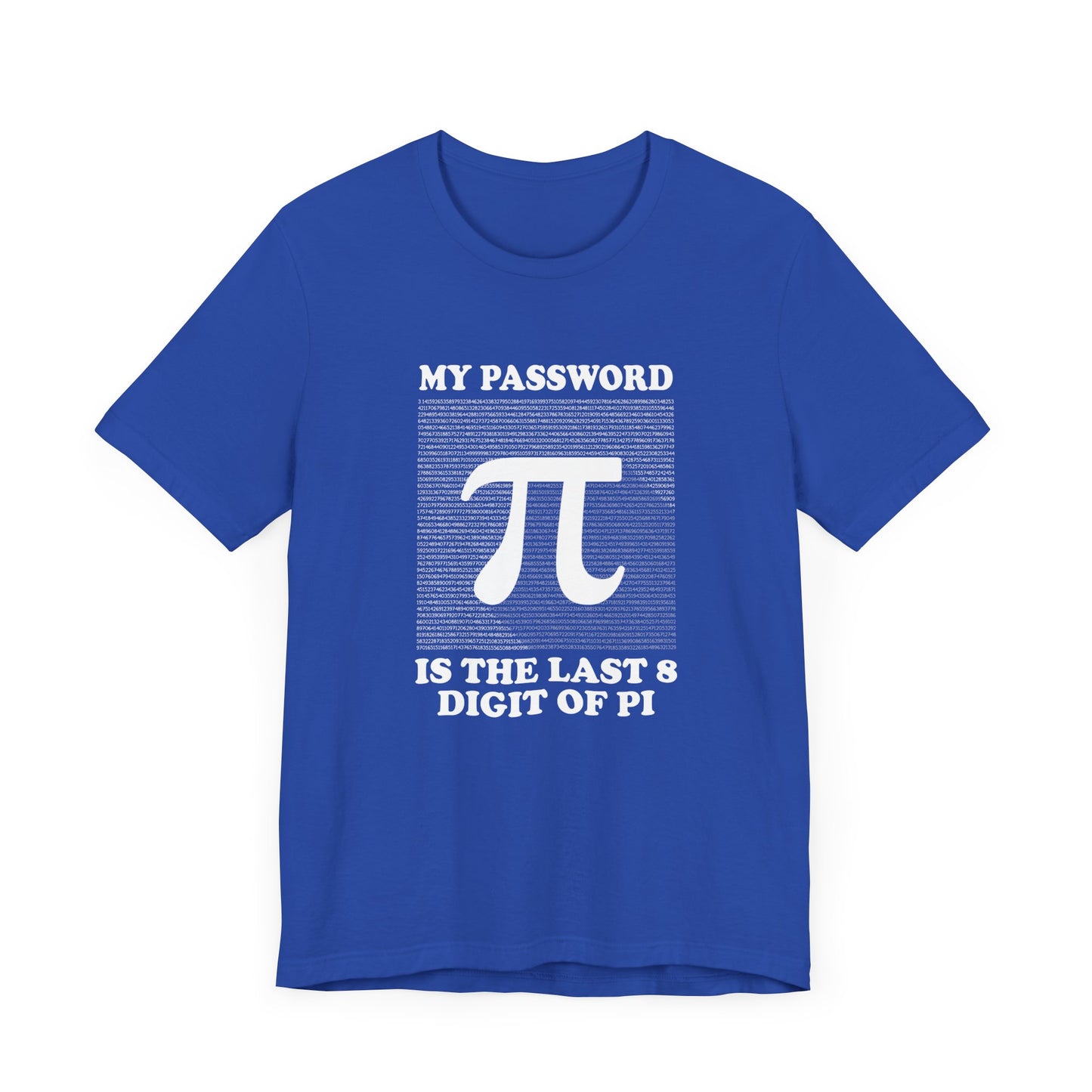 Math Humor T-Shirt – Last 8 Digits of Pi Password Joke
