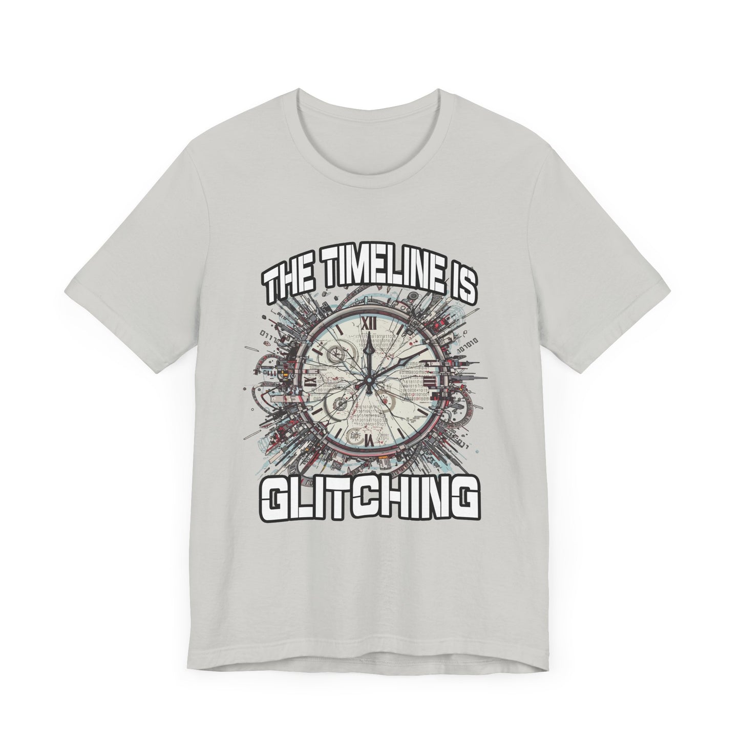 The Timeline is Glitching Tee, Sci-Fi Reality Error Shirt, Alternate Universe Humor Tee, Time Travel Nerd Gift Top