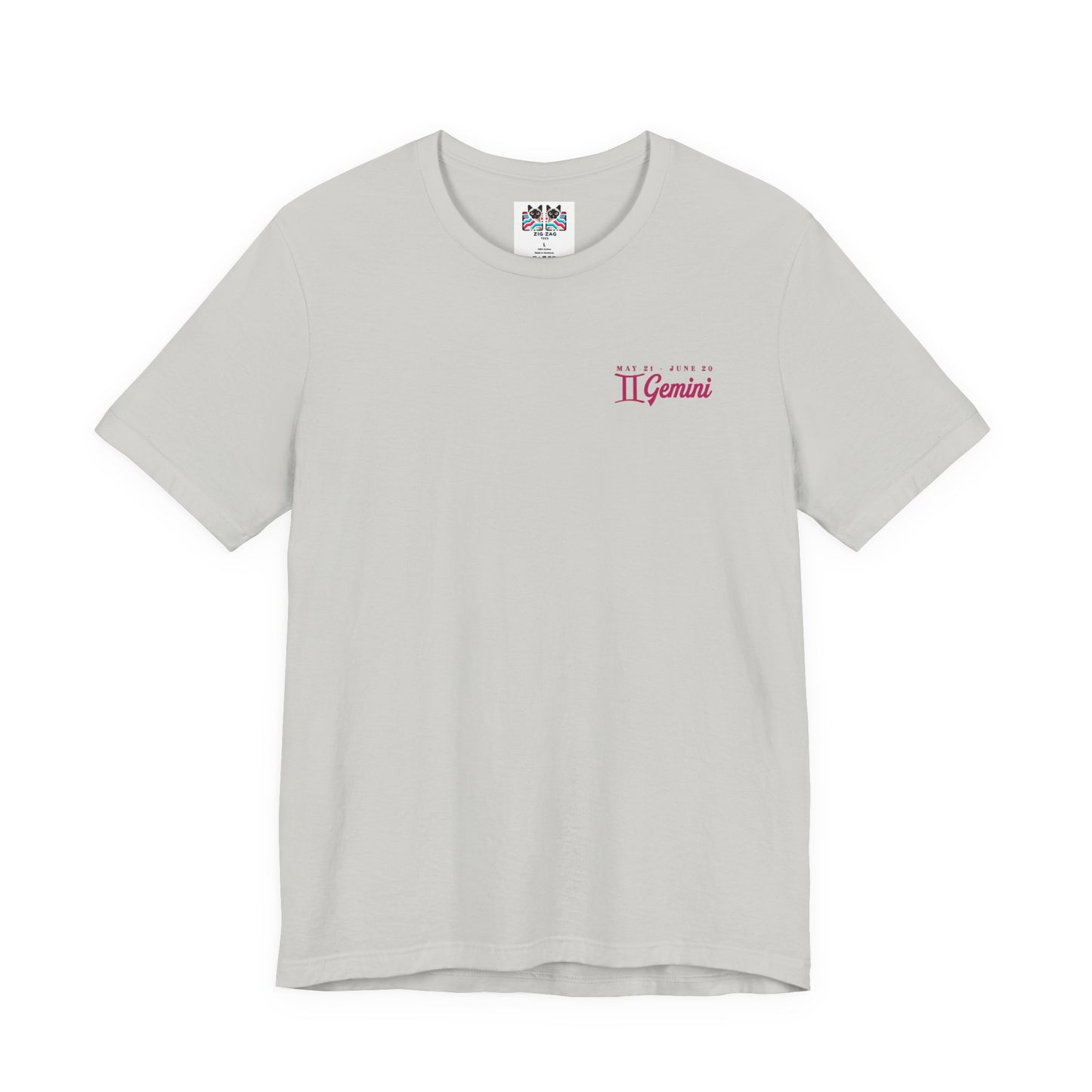 Gemini Curiosity Compass T-Shirt – Zodiac Twins with Astrological Wheel