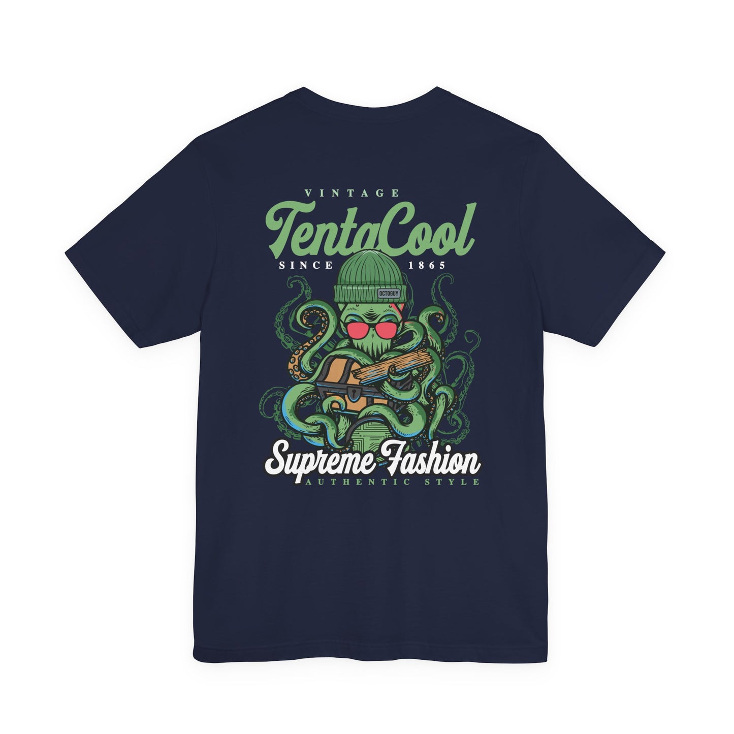 Vintage Tentacool T-Shirt – Cool Octopus with Treasure Chest Graphic