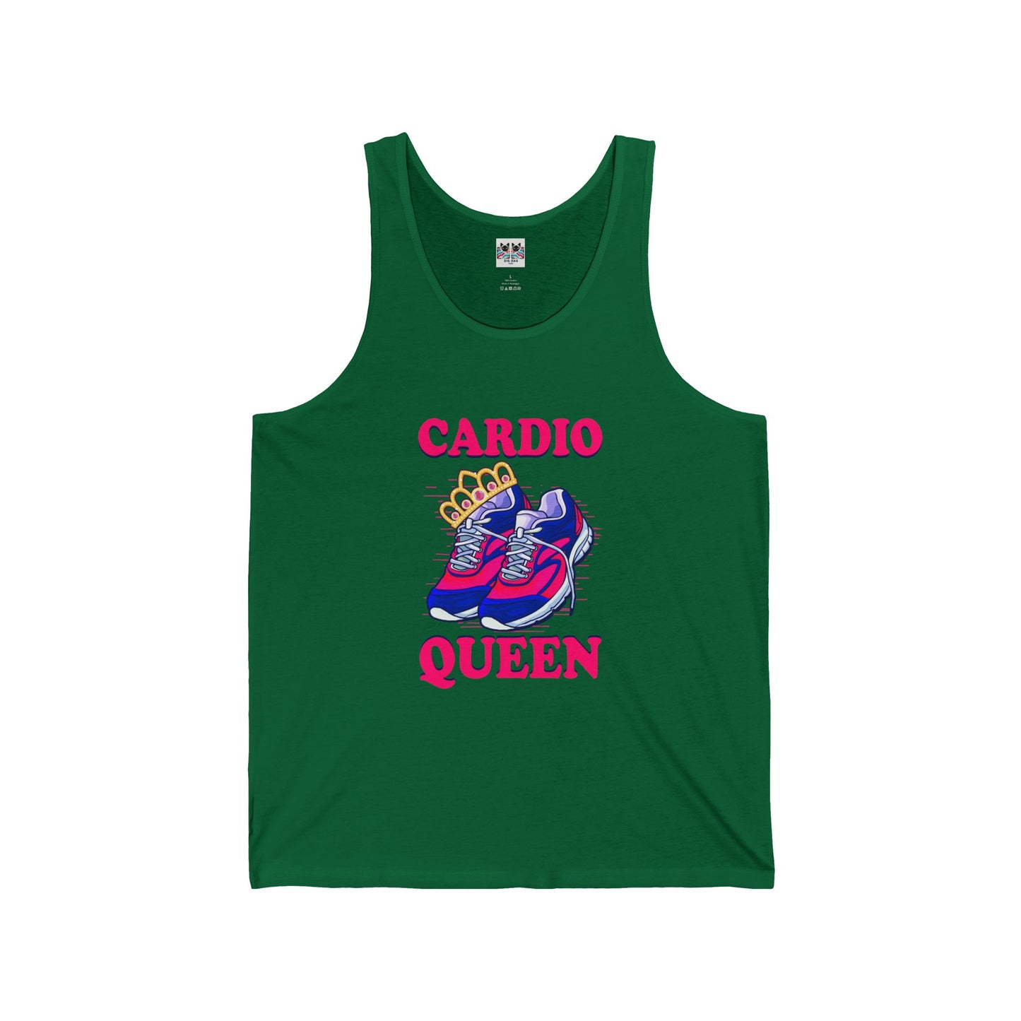 Cardio Queen - Running & Fitness Enthusiast Tank Top