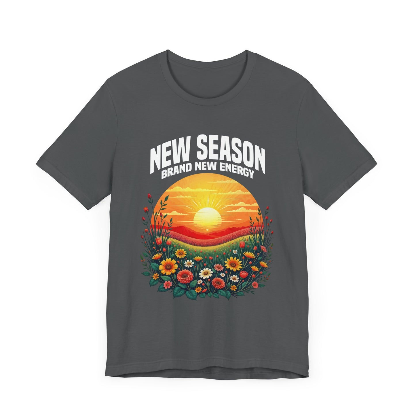 New Season New Energy Tee, Fresh Start Shirt, Spring Reset Top, Personal Growth Tee, Motivational Mood Tee