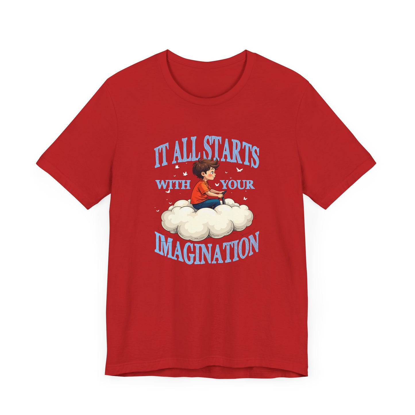 Cloud Control - Imagine Your Own Reality – Toddler Controlling Cloud with Stars & Planets Graphic T-Shirt