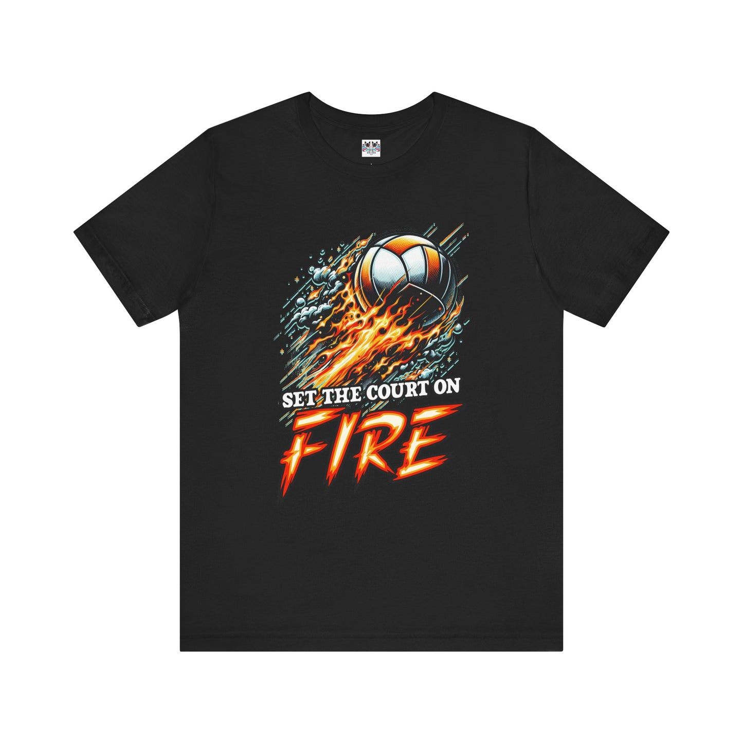 Volleyball Flames T-Shirt