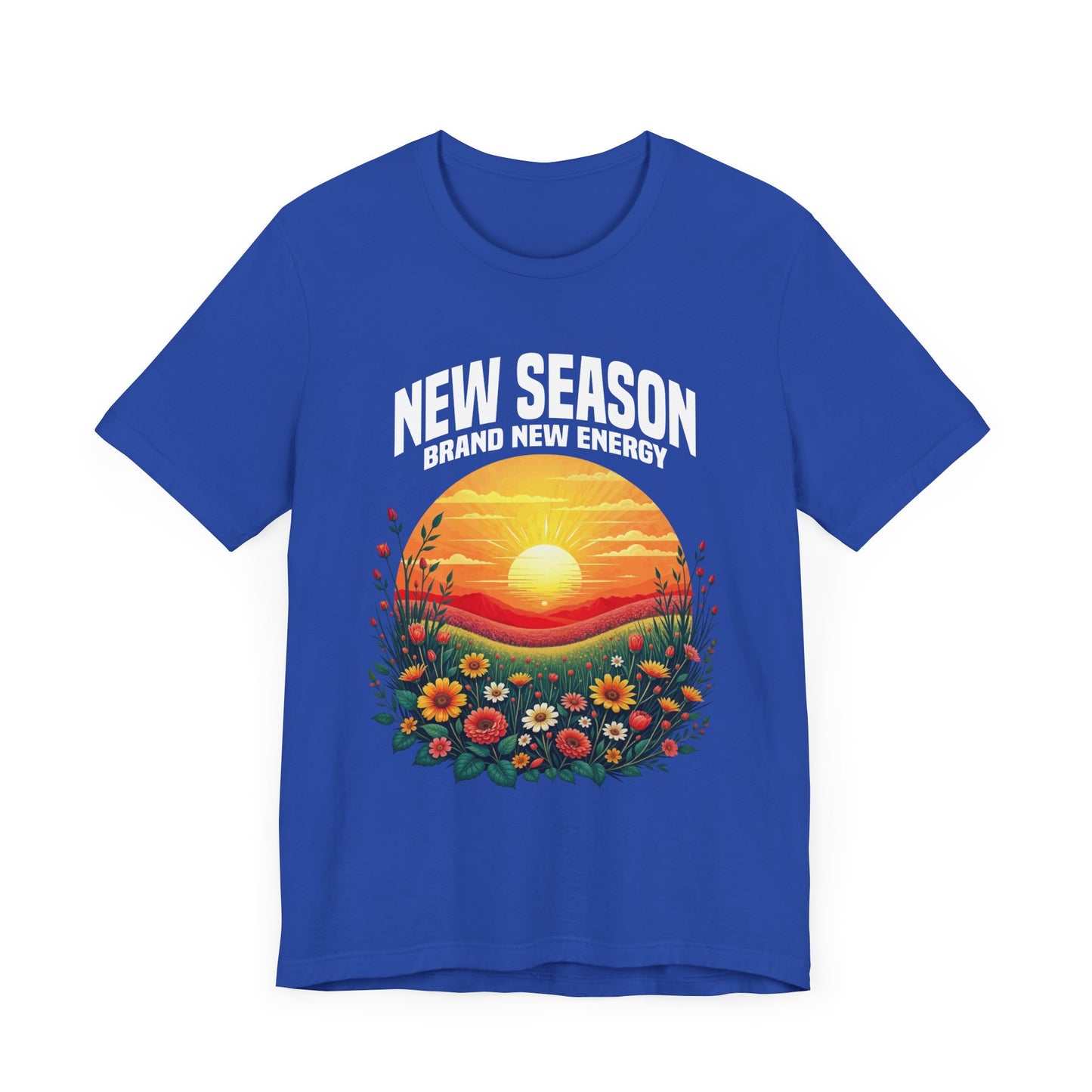 New Season New Energy Tee, Fresh Start Shirt, Spring Reset Top, Personal Growth Tee, Motivational Mood Tee