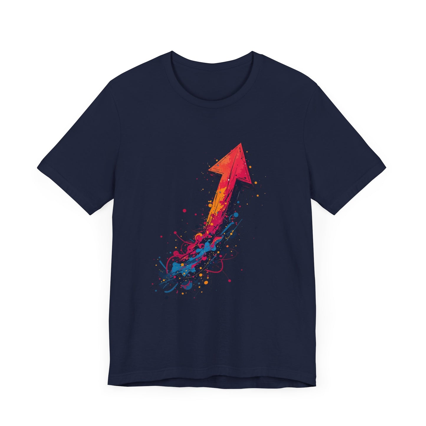 Upward Momentum T-Shirt – Vibrant Arrow Graphic Tee