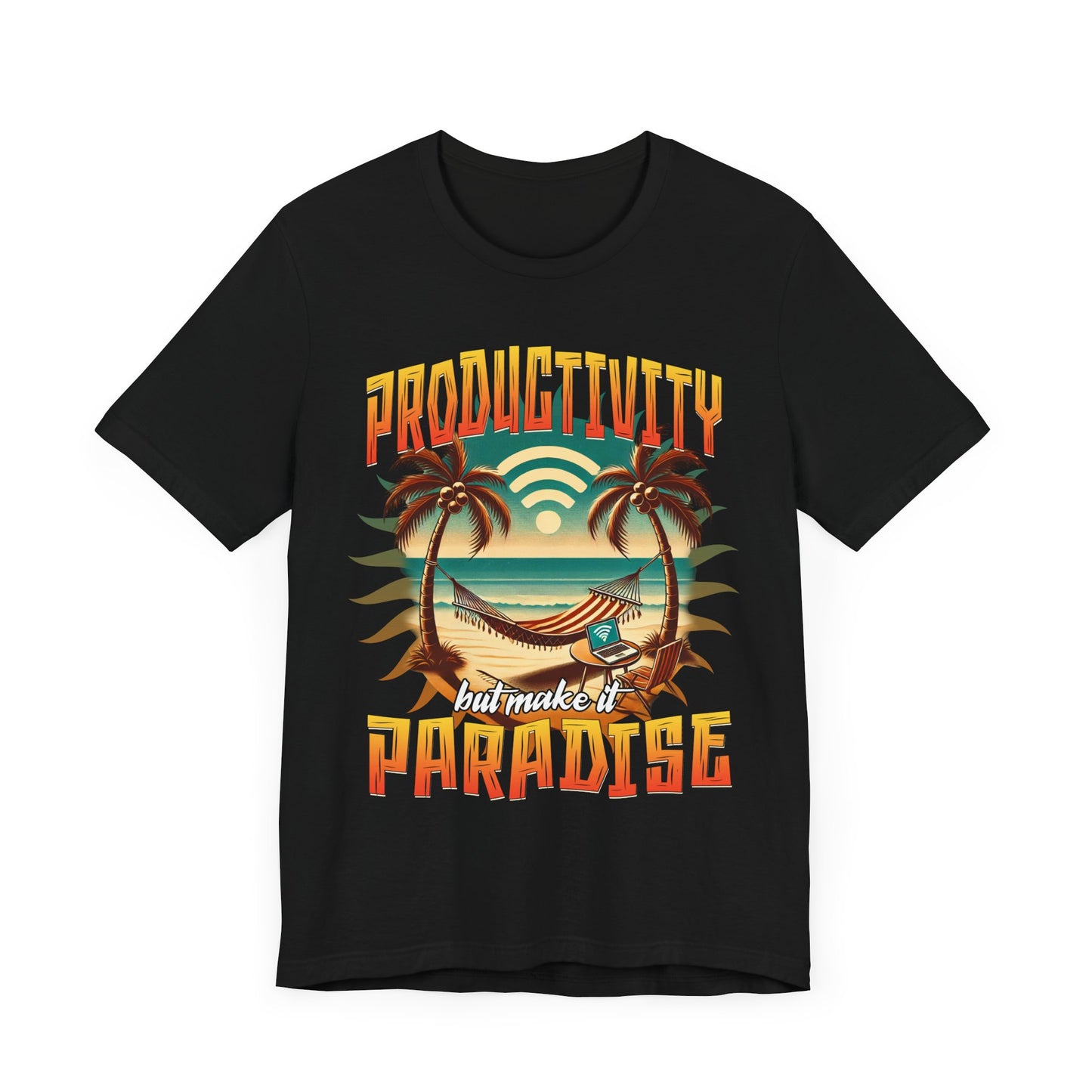 Beach Work Repeat Shirt, Remote Work Tee, Productivity Paradise T Shirt, Digital Nomad Gift, Work From Anywhere Graphic Tee