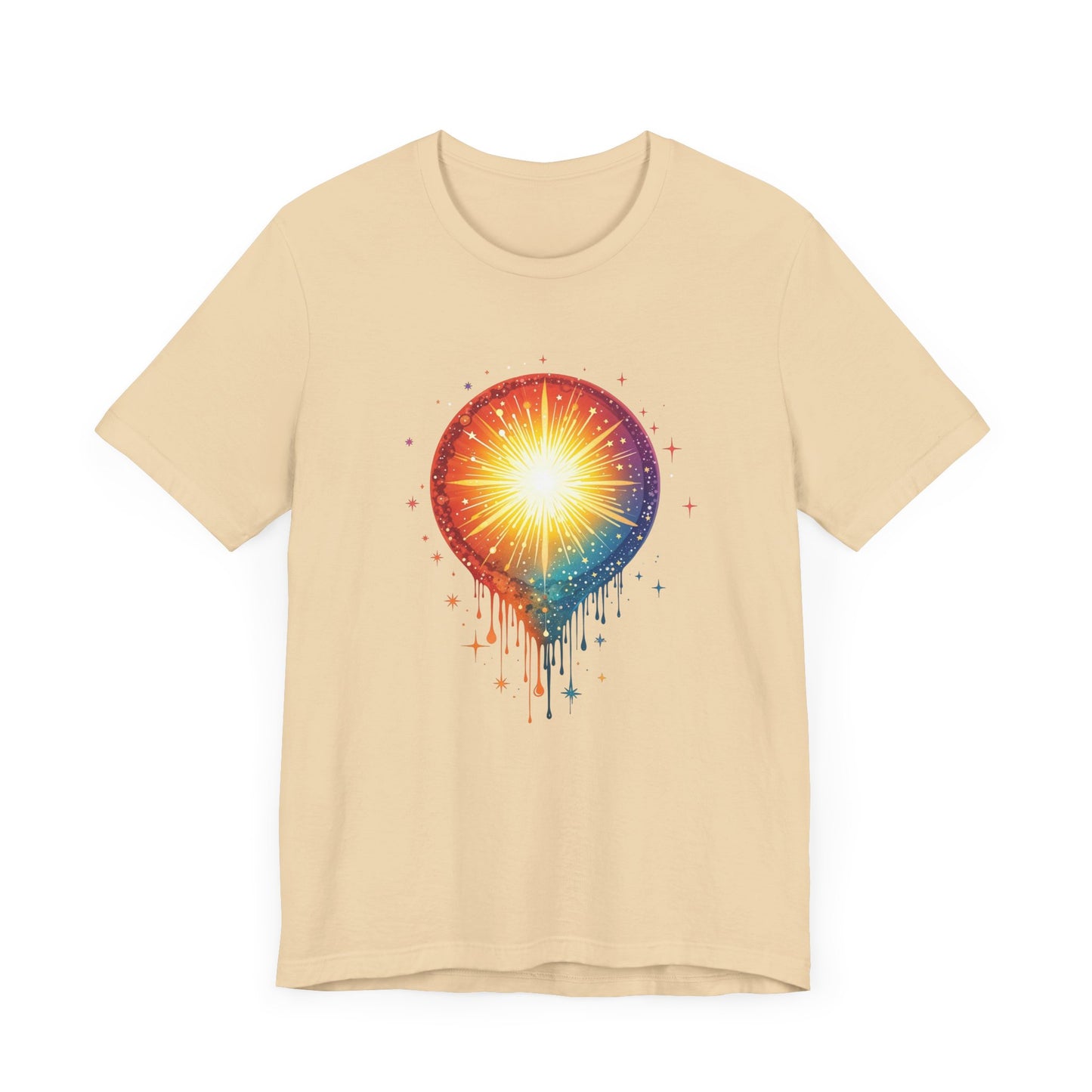 Colorful Aura Drip – Vibrant Spiritual Energy Graphic T-Shirt