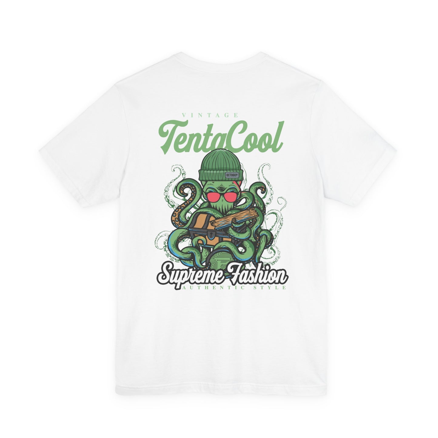 Vintage Tentacool T-Shirt – Cool Octopus with Treasure Chest Graphic