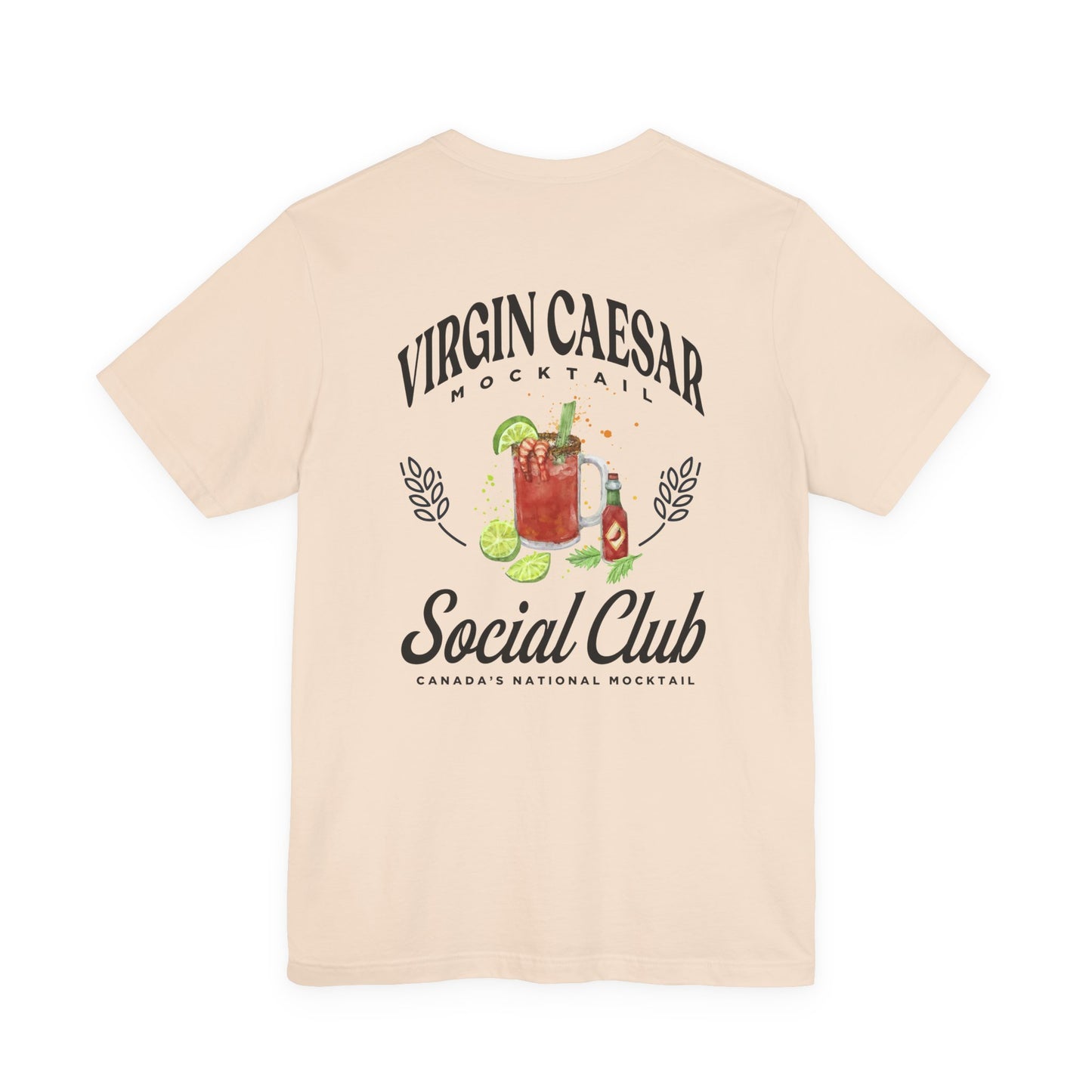 Virgin Caesar Mocktail T-Shirt – Featuring Classic Canadian Drink Graphic