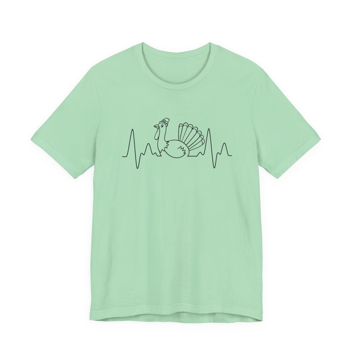 Heartbeat Turkey Graphic T-Shirt