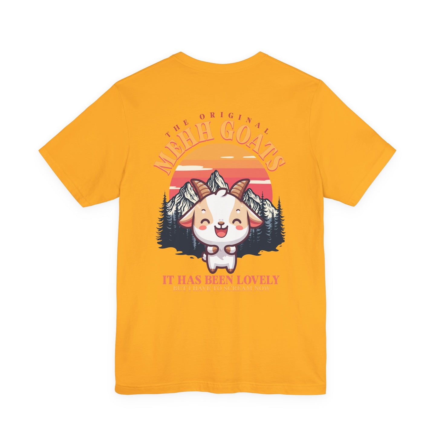 The Original MEHH GOATS Happy Laughing Goat T-Shirt
