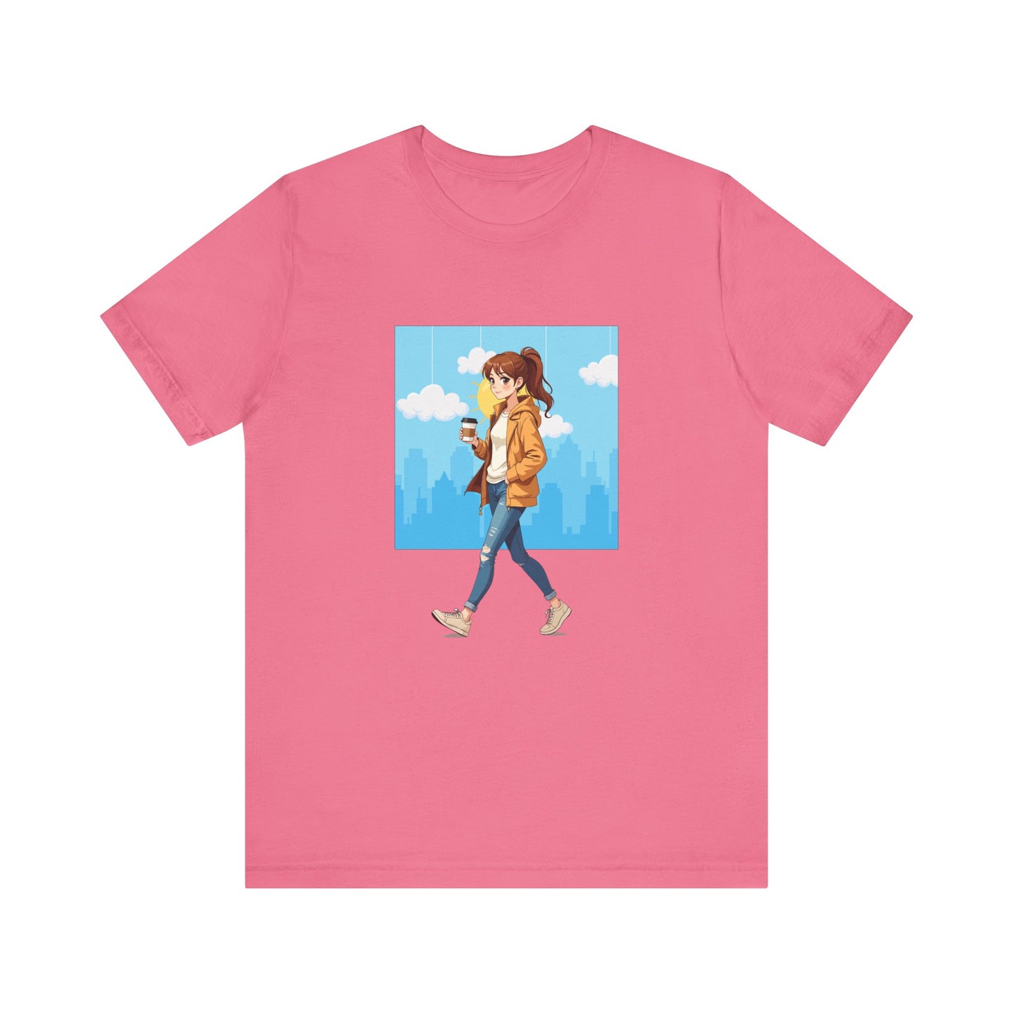 Coffee Runs and City Streets Shirt, Urban Vibes Tee, On The Go Lifestyle Shirt, Caffeine Lover Top, City Girl Gift Shirt