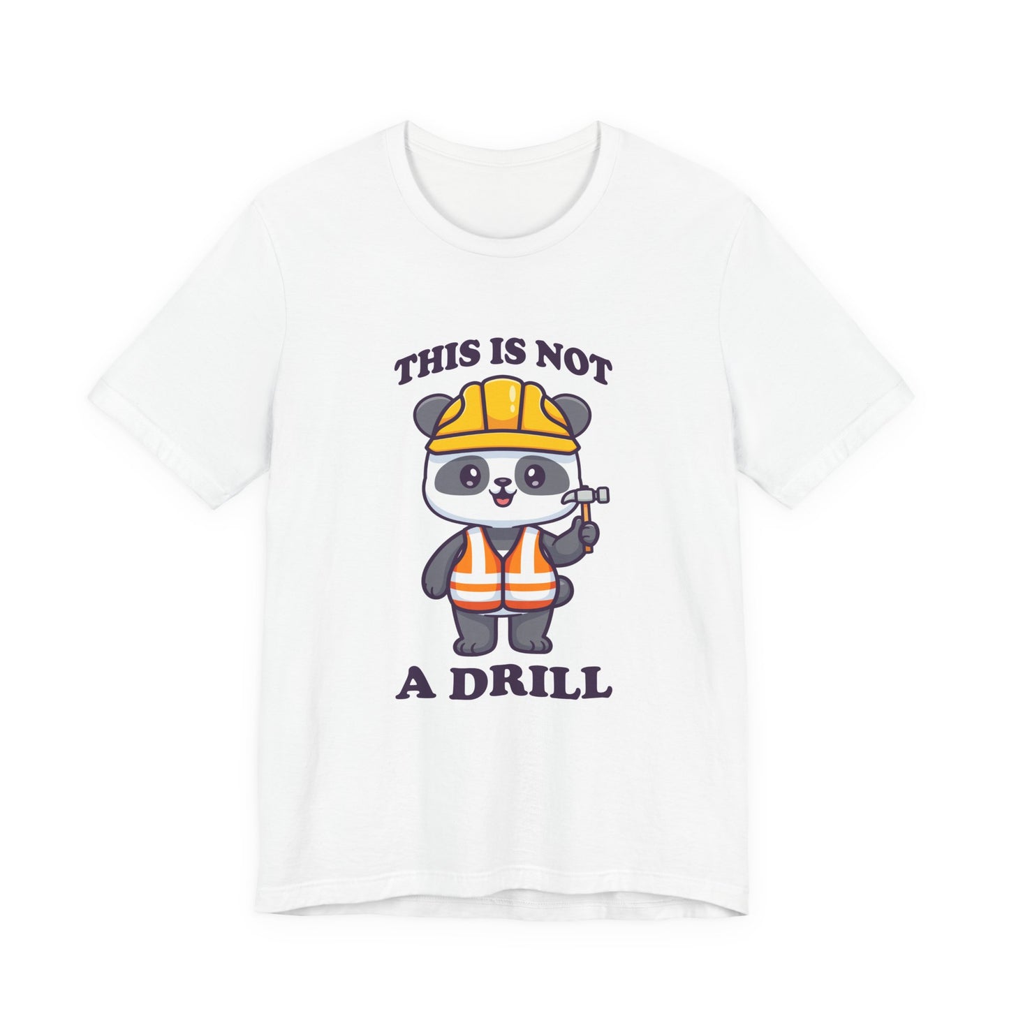 This Is Not a Drill T-Shirt – Cute Puppy Construction Worker Graphic Tee